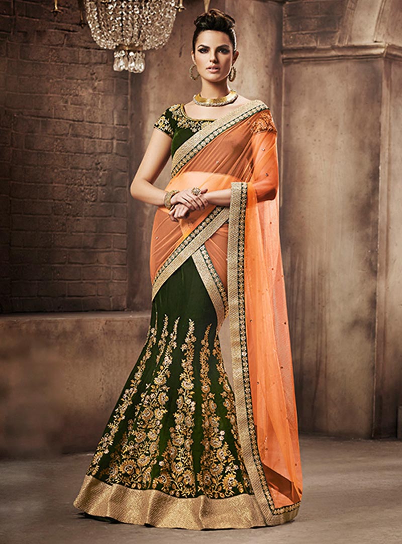 Festive, Mehendi Sangeet, Wedding Pink and Majenta color Banarasi Silk,  Silk fabric Lehenga Style Sarees : 1636068