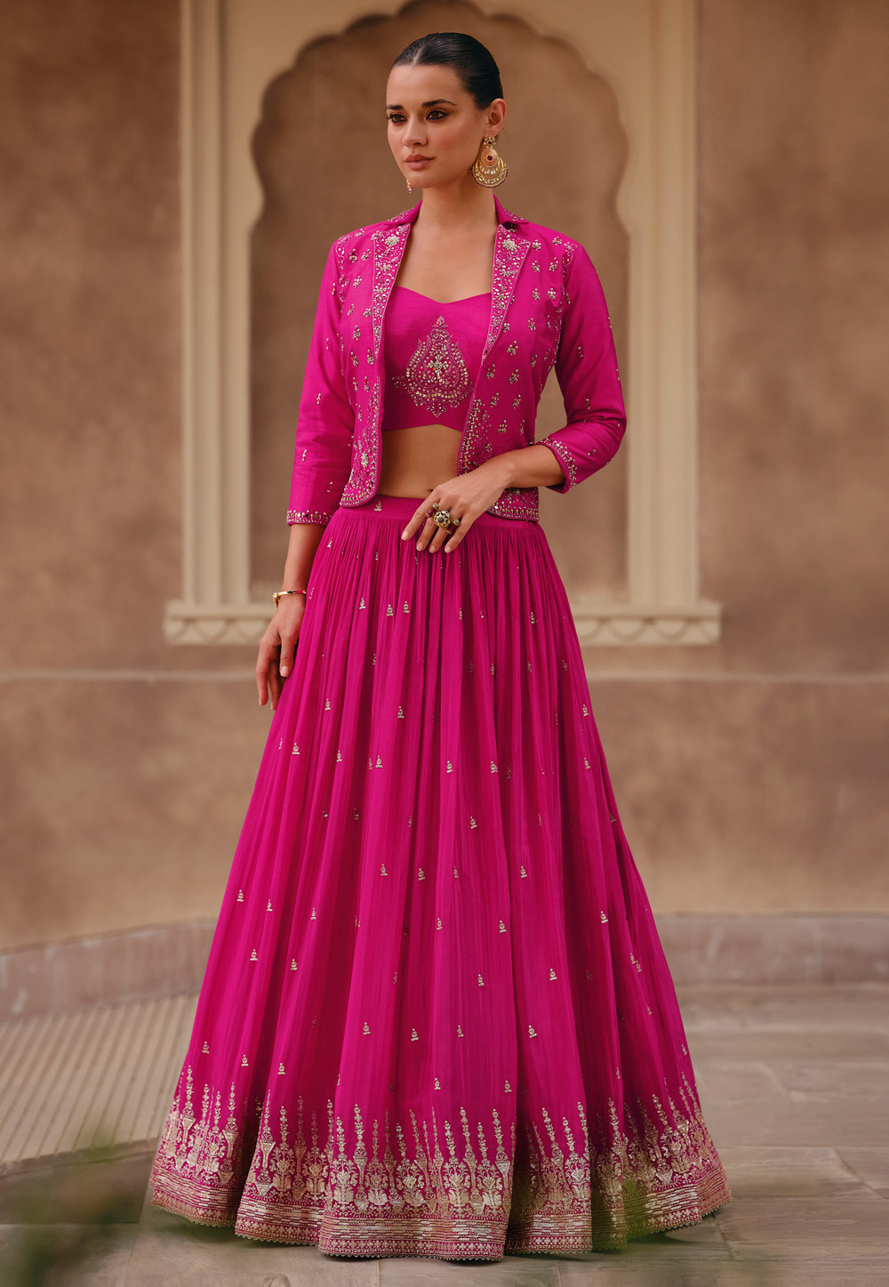 Indian Designer Silk Lehenga Festive Wear Silk Lehenga Chaniya Choli Indo  Western Lehenga For Women | Long blouse designs, Long choli lehenga, Party  wear lehenga