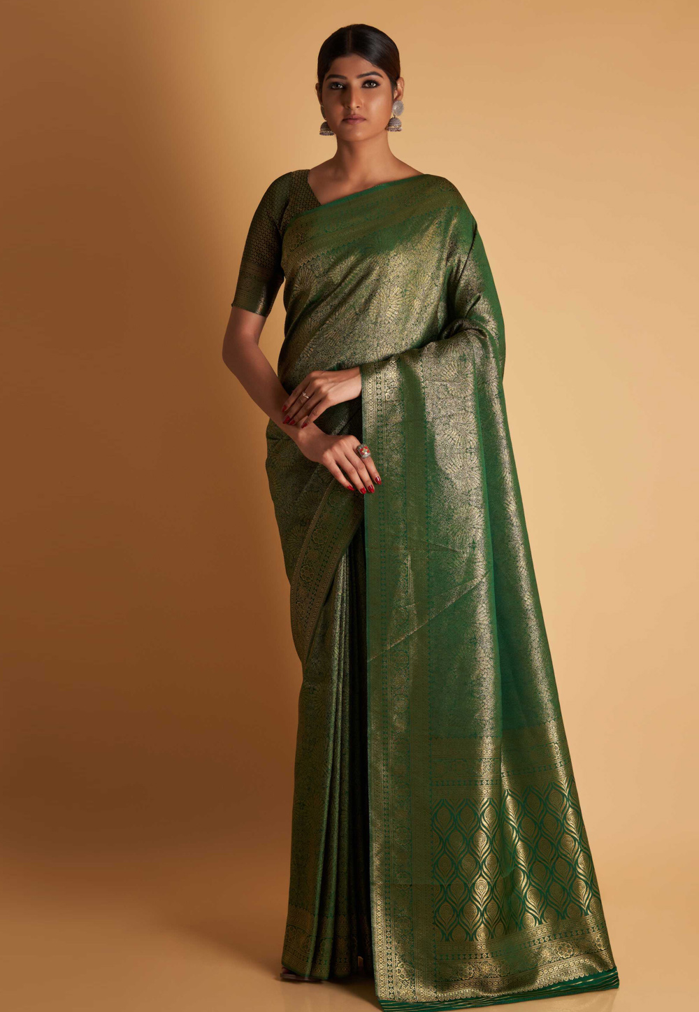 Green Kanjivaram Silk Saree 267977