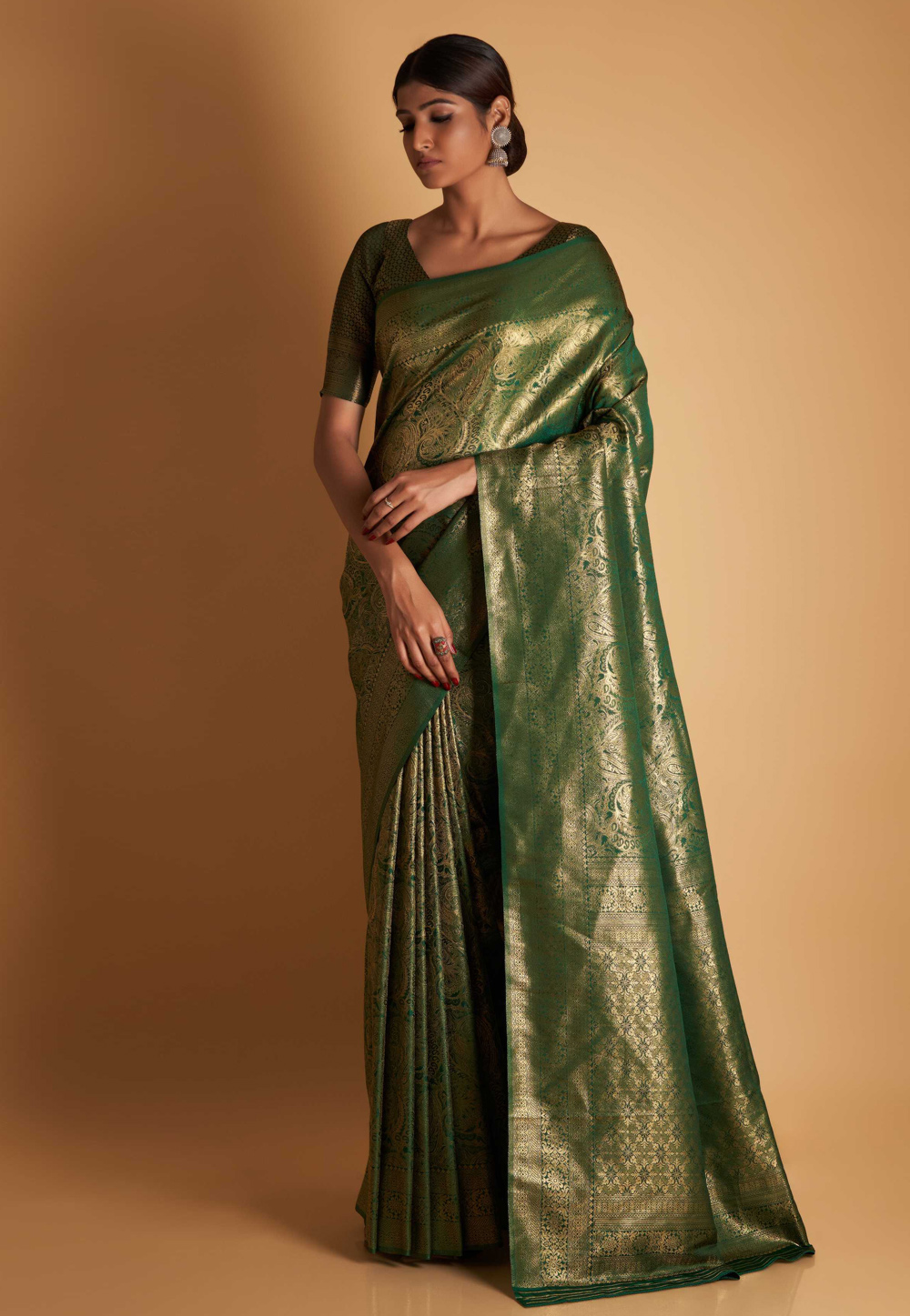 Green Kanjivaram Silk Saree 268194