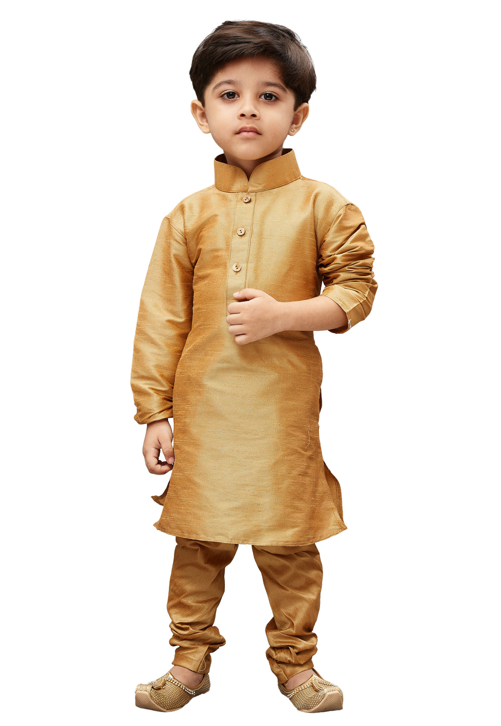 Golden Cotton Kids Readymade Kurta Pajama 169937