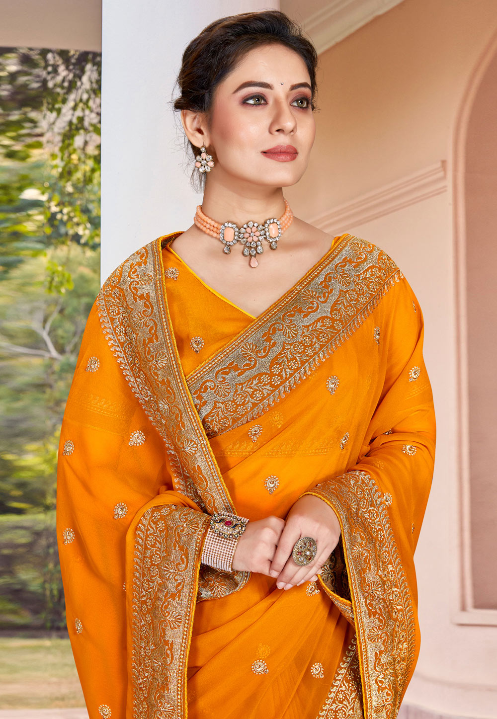 Turmeric Yellow Weaving Silk Paithani Saree – Leemboodi