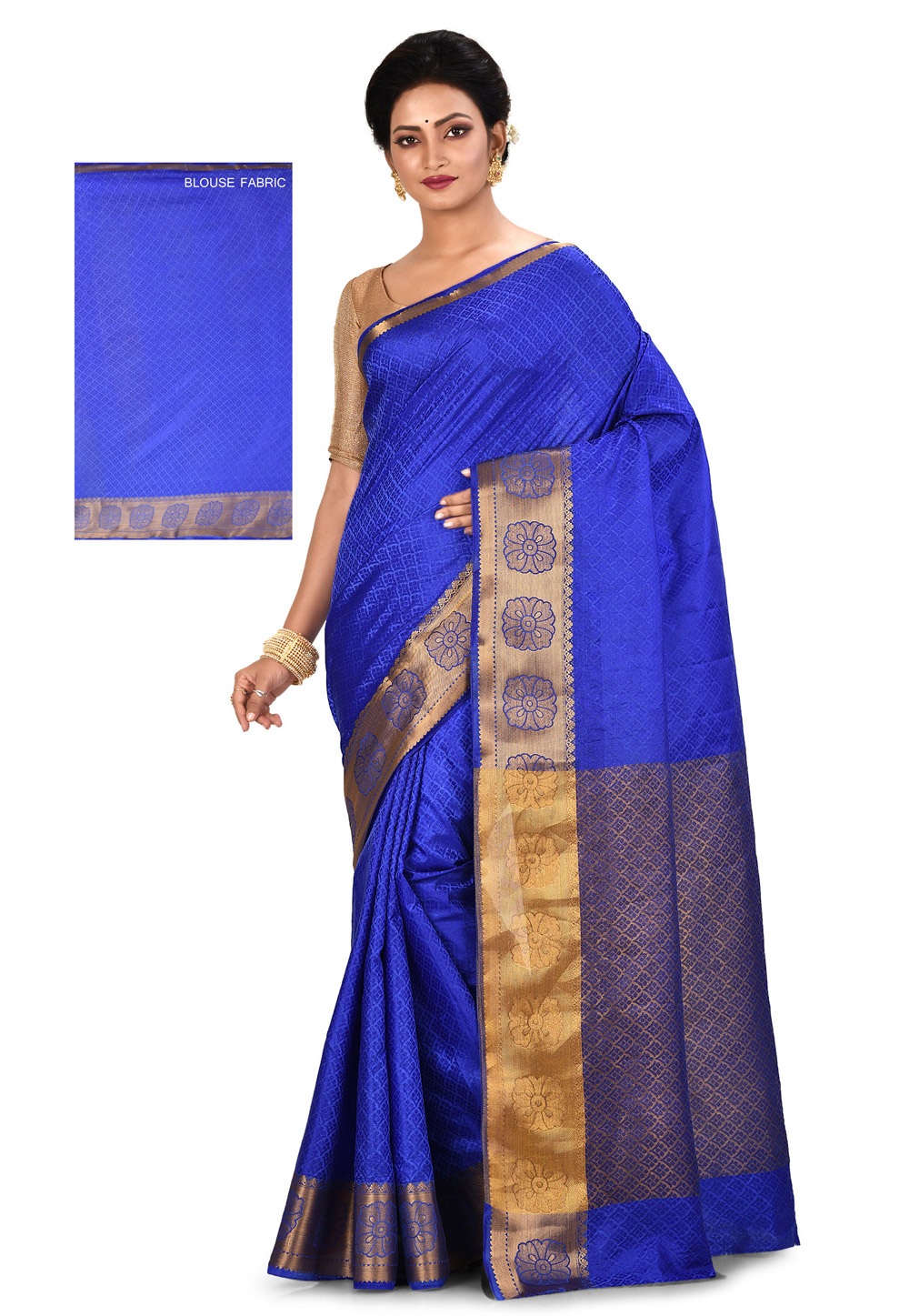 Blue Kanjivaram Festival Wear Saree 176272
