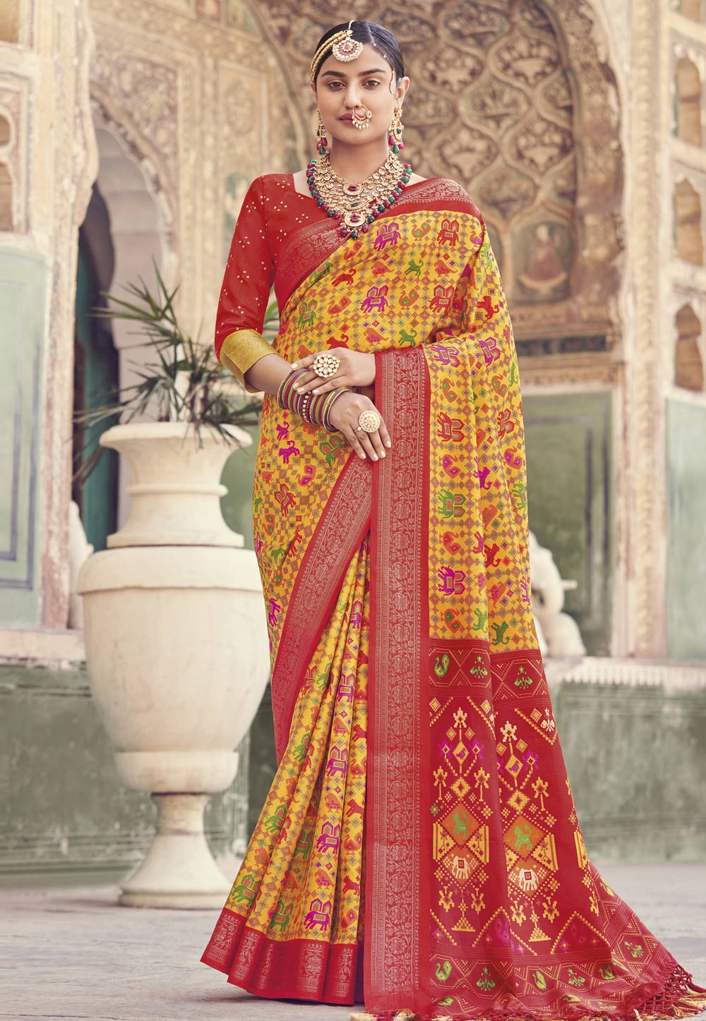 Yellow Patola Silk Patola Saree 265512