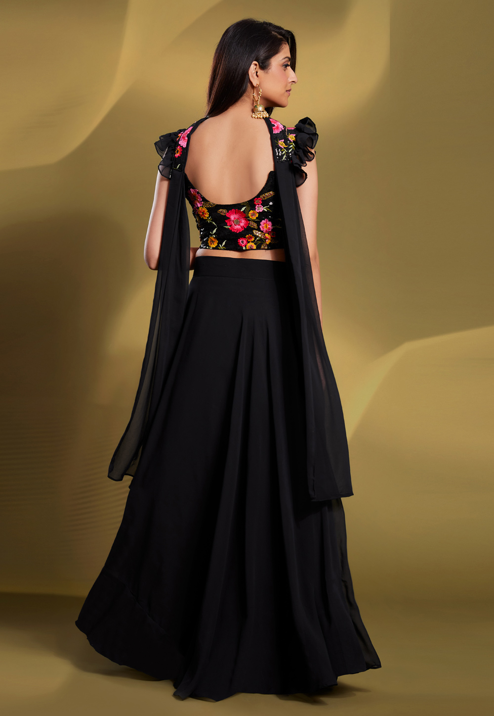 Buy Black Ethnic Wear Sets for Girls by Shyamali Fashion Online | Ajio.com