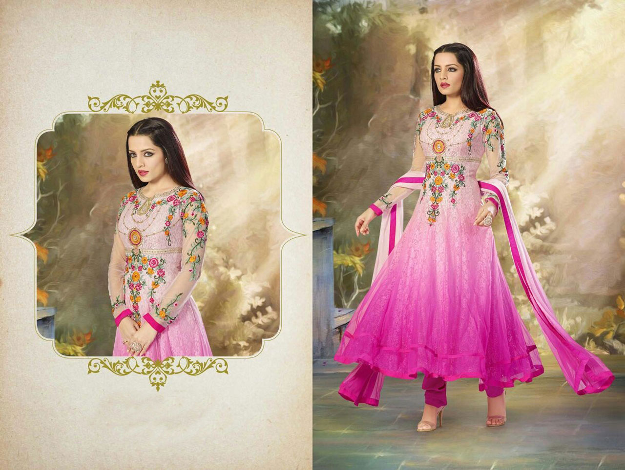 Celina Jaitly Pink Bollywood Salwar Kameez 43170