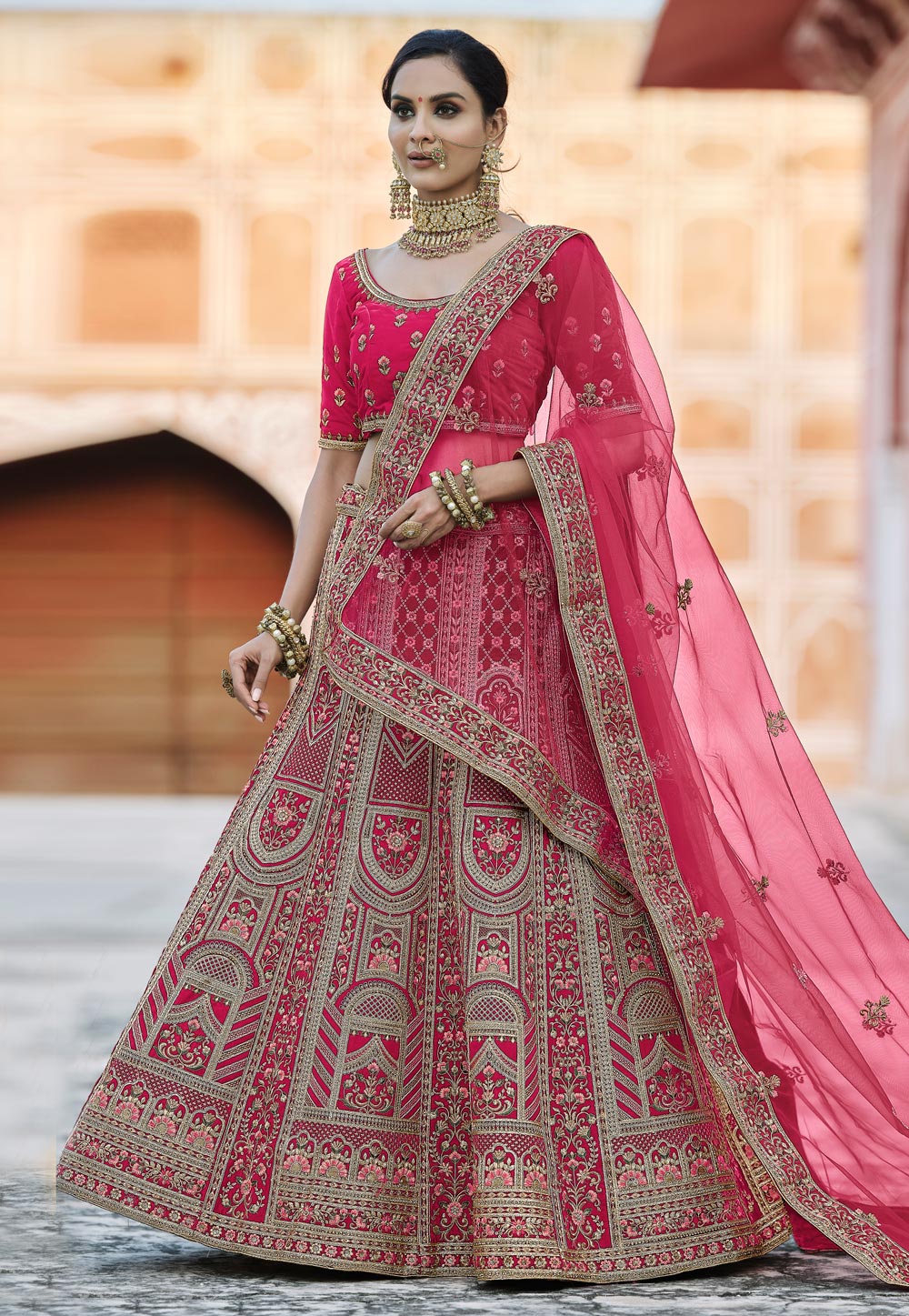 Royal 27 Wedding Wear Wholesale Bridal Lehenga Choli Collection Dno 10