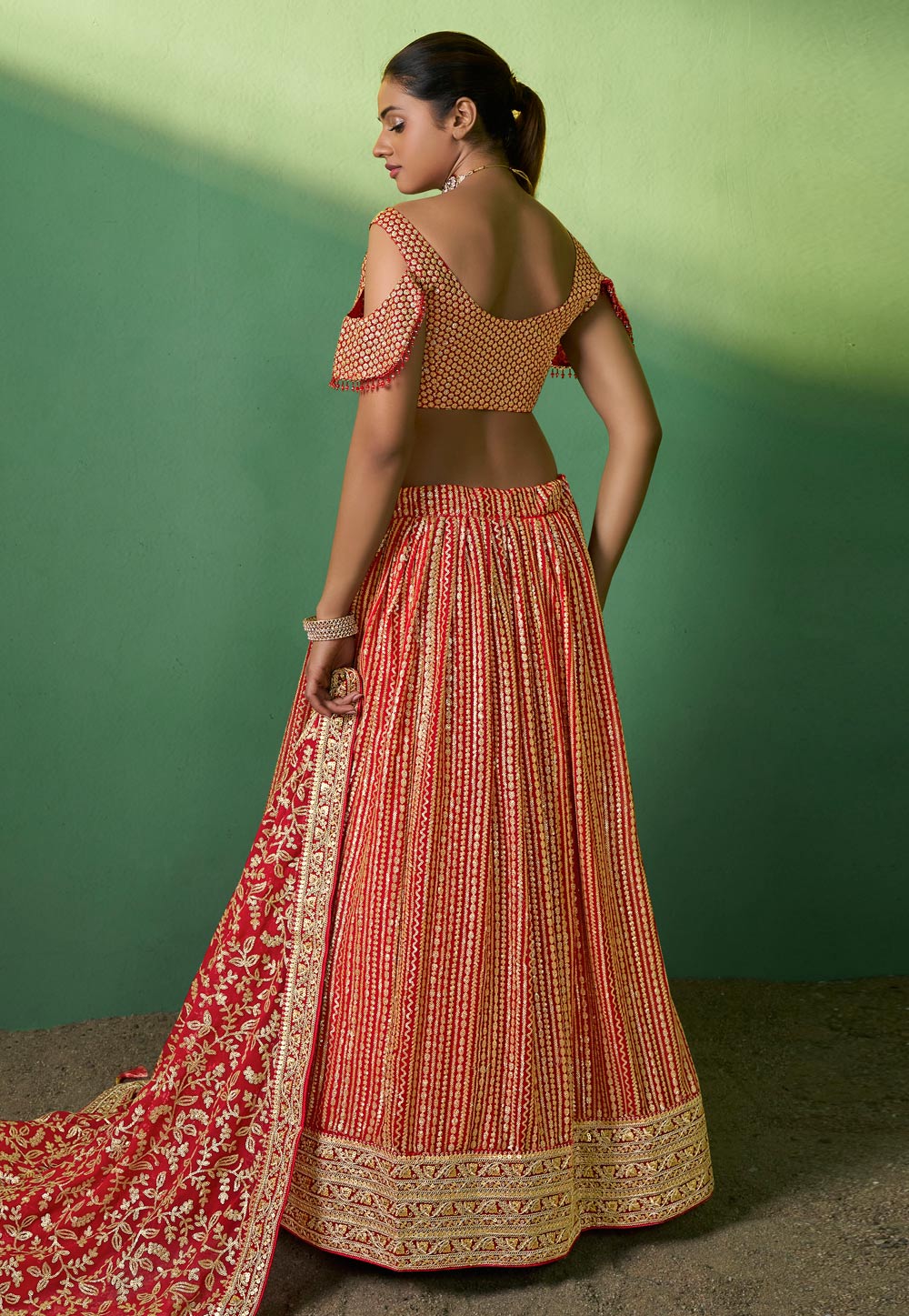 Zeel Clothing Women's Sequins Embroidered Soft Net Lehenga Choli With  Dupatta (5069-Red-Wedding-Stylish-Latest; Free Size) : Amazon.in: Fashion
