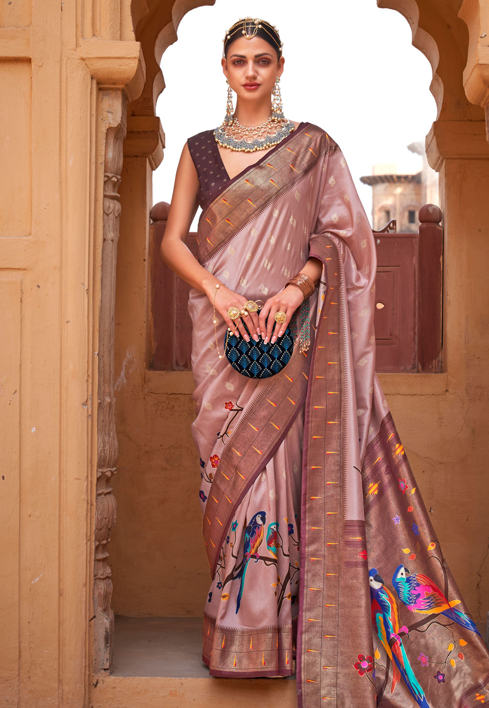 Buy Paithani Silk Sarees Collection Online at Karagiri-totobed.com.vn
