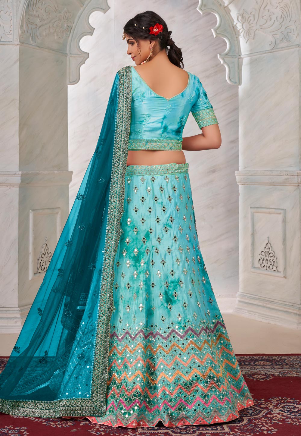 Attractive Sky Blue Lehenga Choli Butterfly Net With Heavy Embroidery Work Lehenga  Choli With Dupatta Indian Pakistan Wear Bridal Choli - Etsy