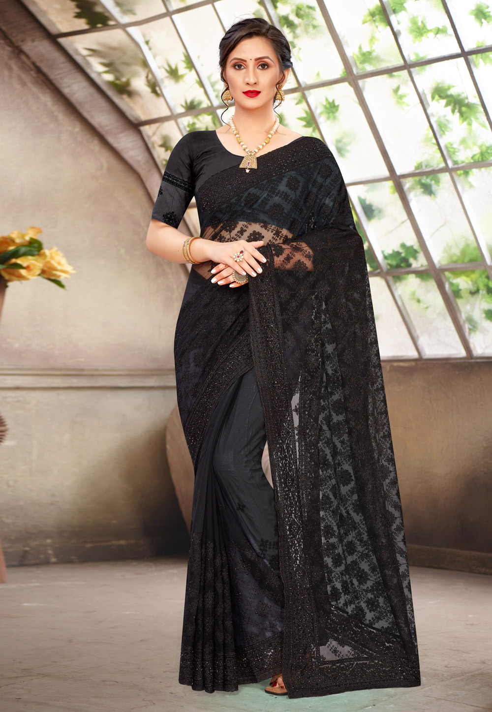 Aqua Silk Saree With Blouse 148529 | Party wear sarees, Silk sarees, Latest  saree trends