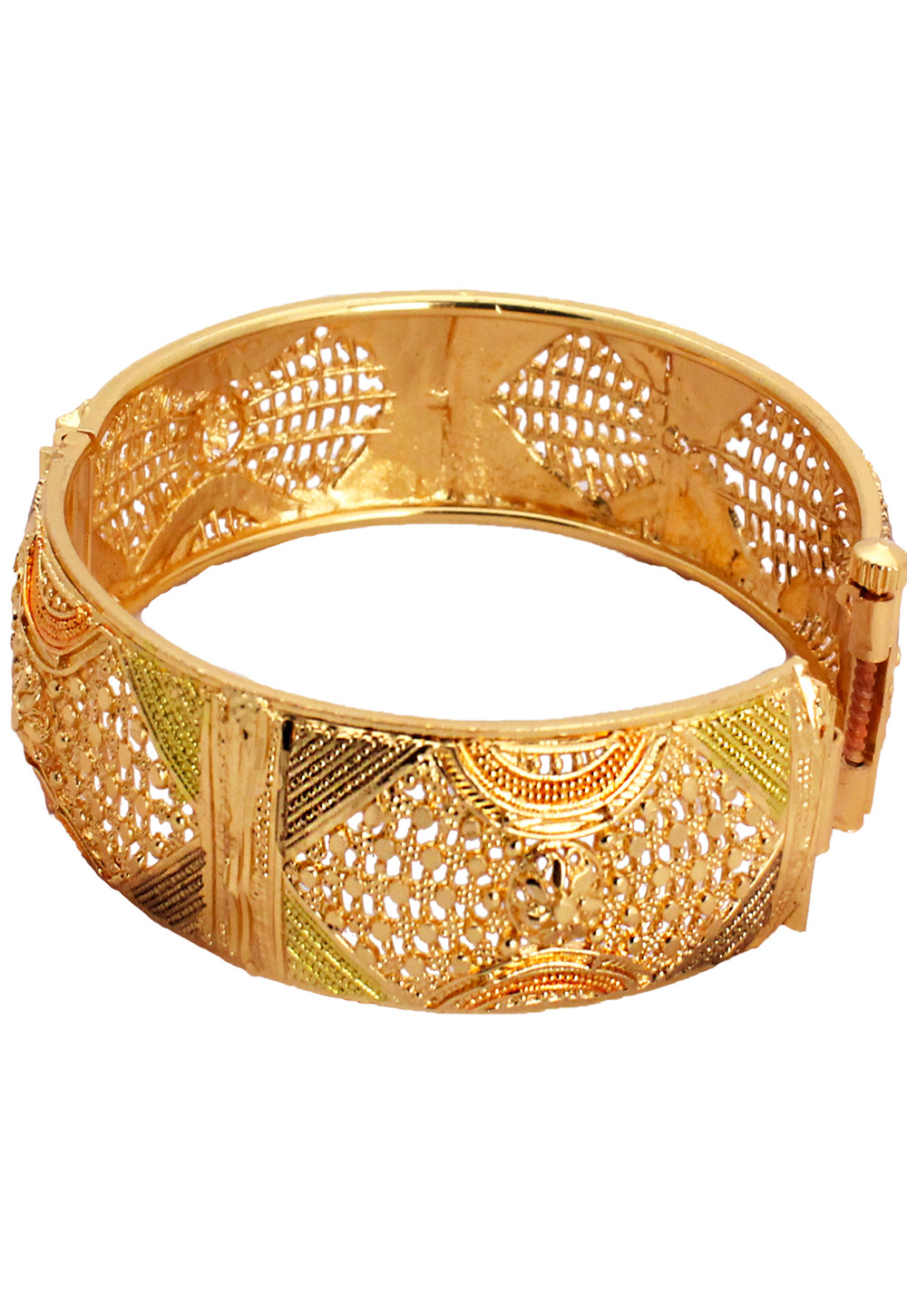 Golden Brass Bangle 216701