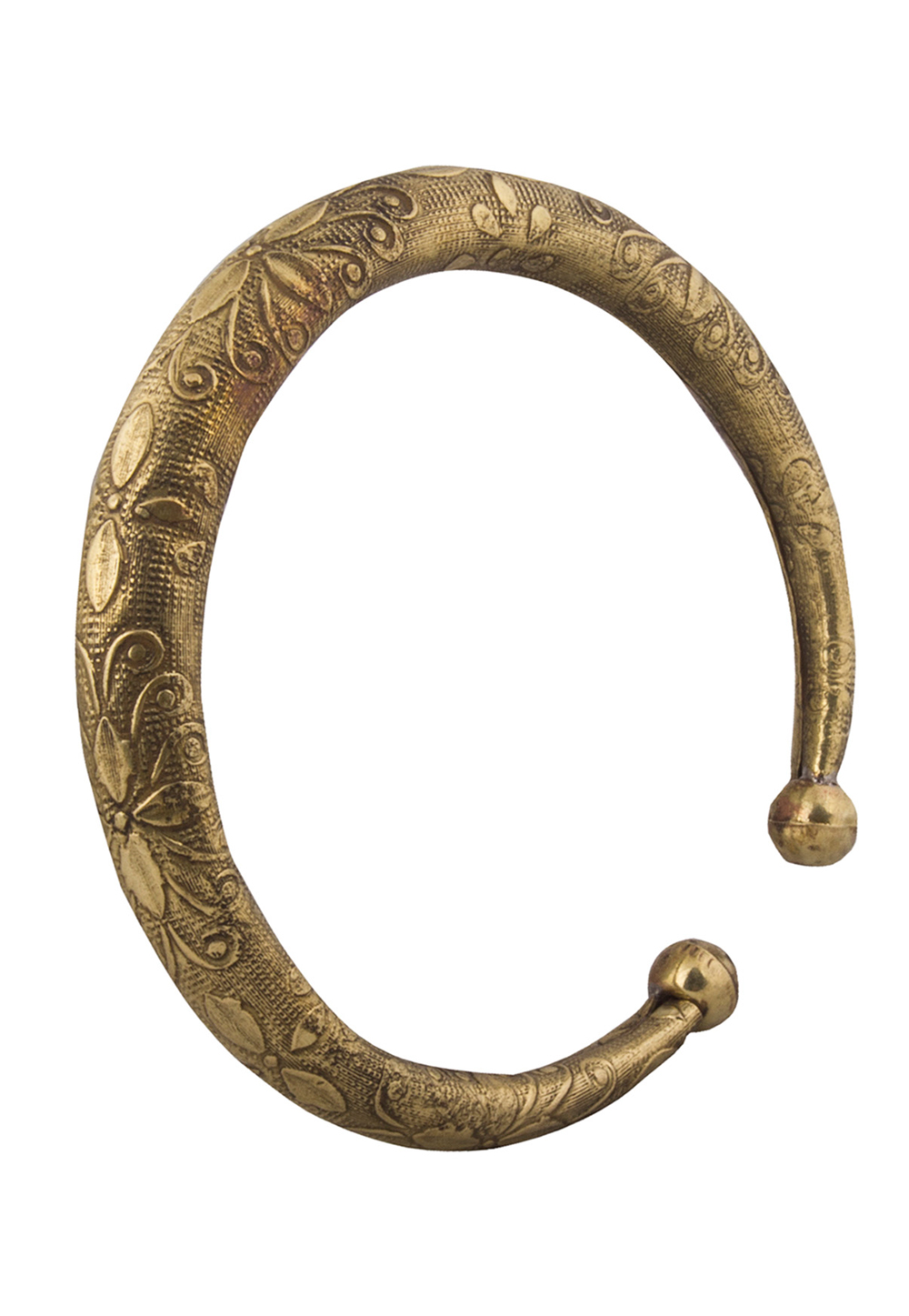 Golden Brass Kundan Kada 162080