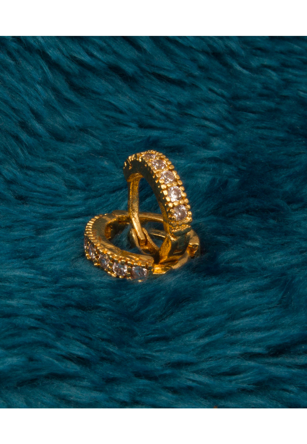 Golden Alloy Earrings 179729
