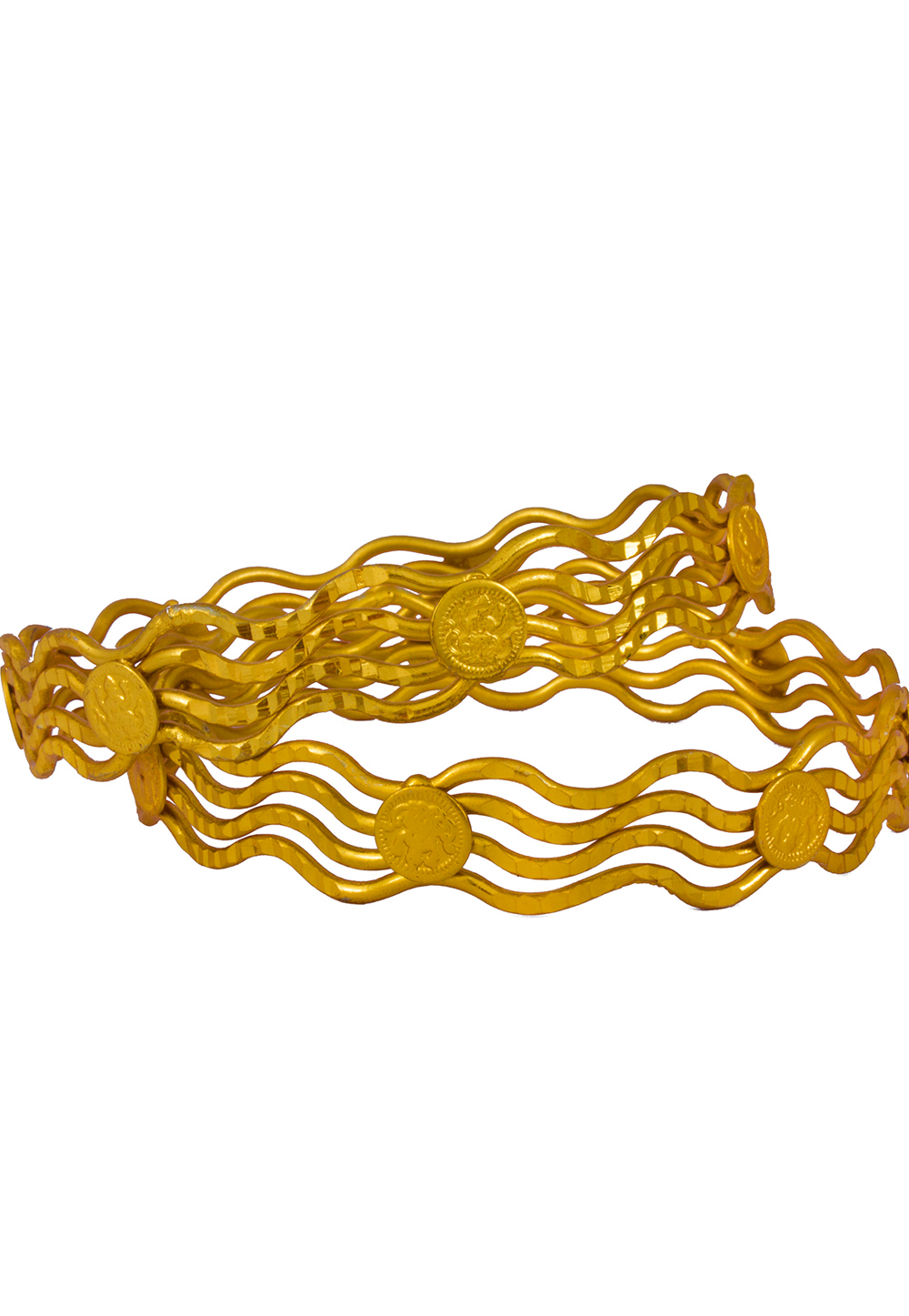 Golden Brass Bangle 235124