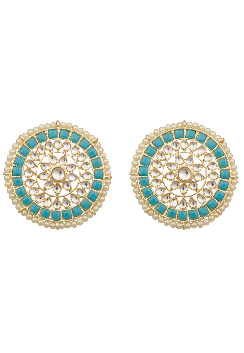 Mahi Aqua Blue Swarovski Crystals Bow Stud Earrings for Women and Girls  ER1194080RABlu : Amazon.in: Jewellery