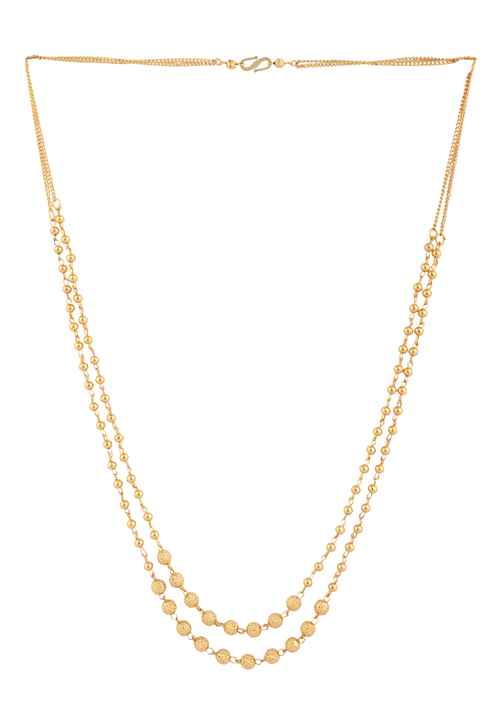 Golden Alloy Necklace 224521