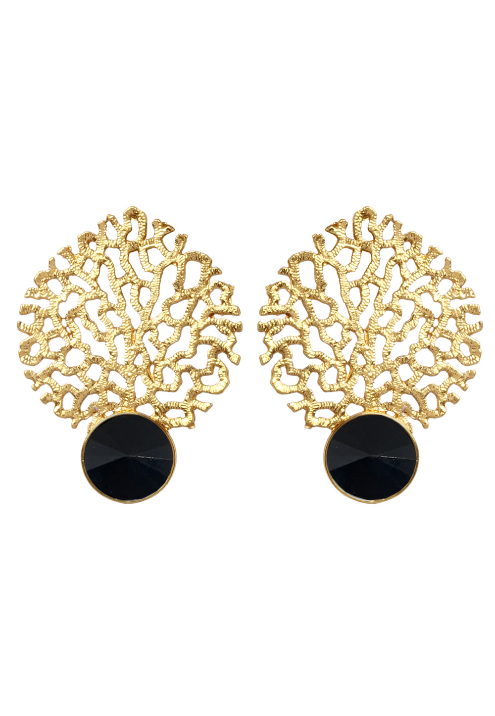 Black Brass Earrings 184139