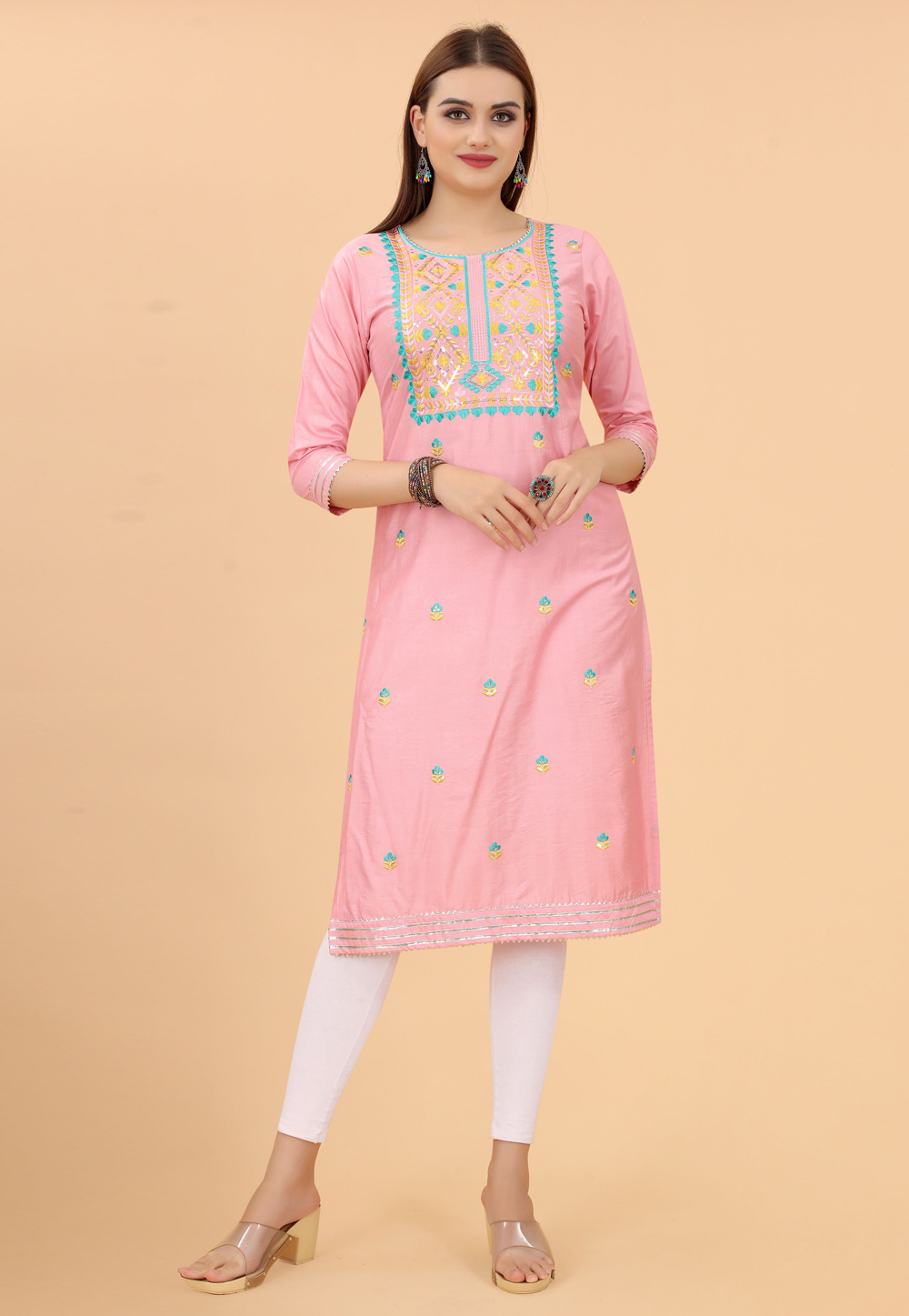 Pink Cotton Tunic 251066