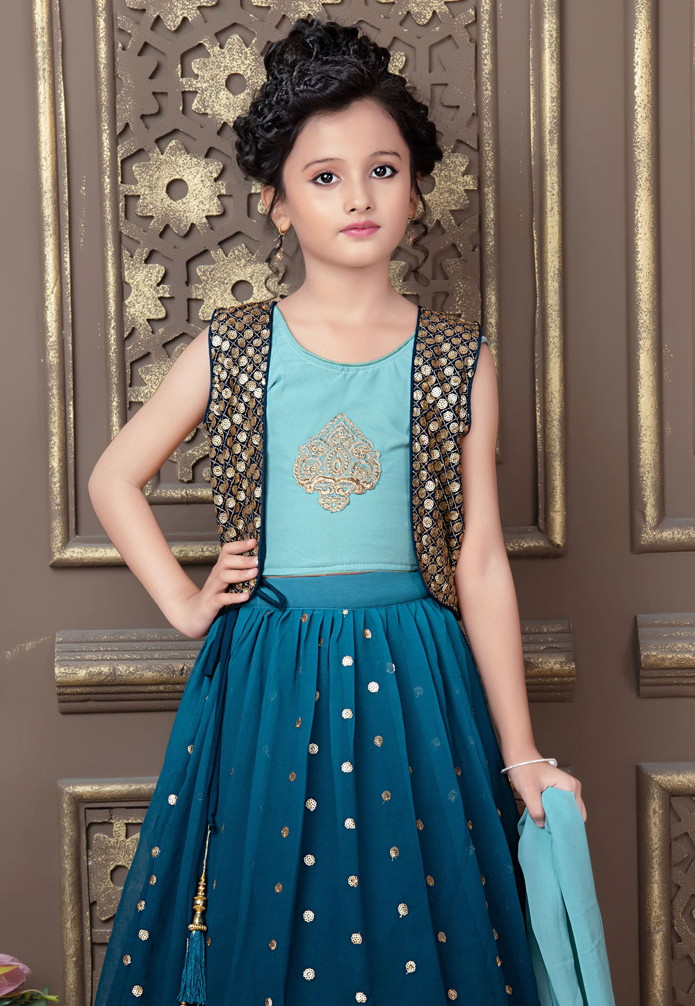 Buy Designer Girls Lehenga Choli With Blouse, Indian Kids Girl Dress, Lehenga  Choli for Kids Girls, Wedding Dresses Kids Handwork Design Lengha Online in  India - Etsy