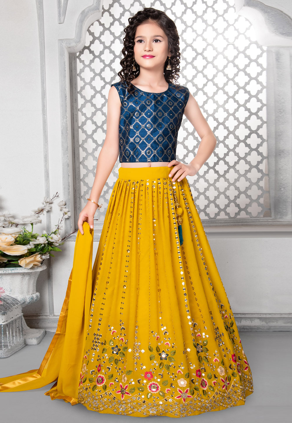 Buy SwapnaSundri 2024 Lehenga Choli Bollywood Style Designer Ready to Wear  for Women for Wedding, Party lehenga. at Amazon.in