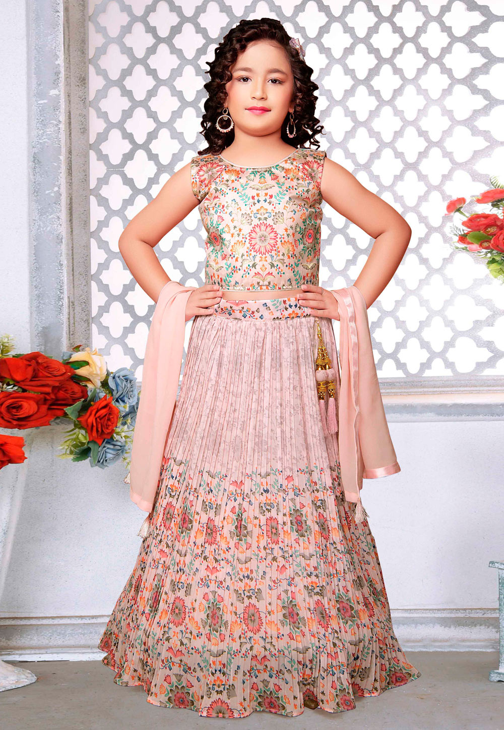 Buy Shrestha Fashion Ghaghra Cholis for Girls | Lehenga Choli for Girls | Kids  Lehenga | Beautiful Fancy Designer Chania Choli -Semi Stitched Lehanga Choli  (11-12 Years, Royal Blue) Online In India At Discounted Prices