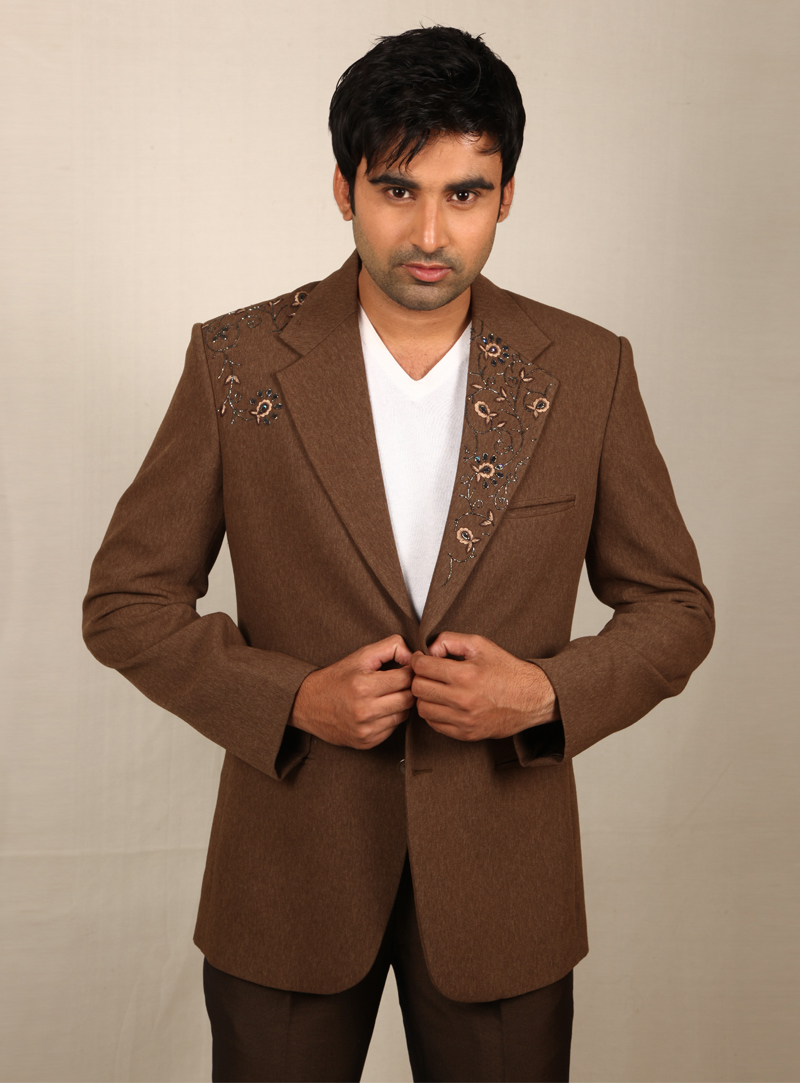 Brown Imported Jodhpuri Suit 128052