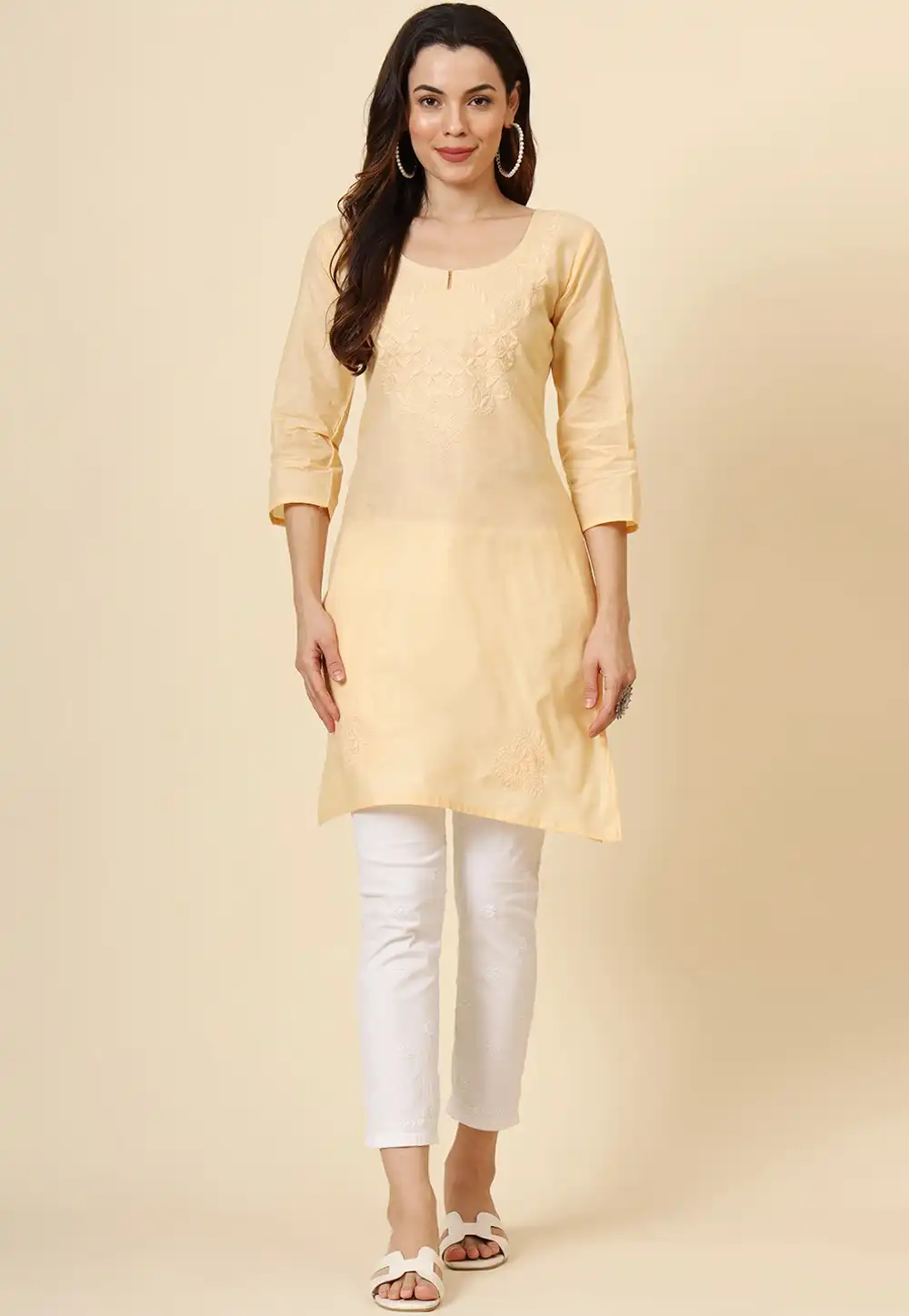 Beige Cotton Tunic 294227