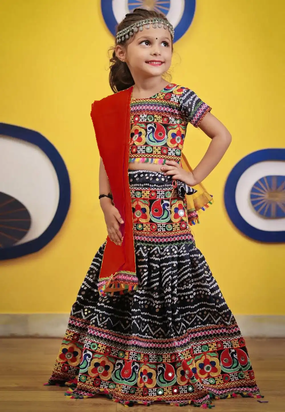 Buy Kids Cotton Lehenga Choli Dresses Clothes For Girls Online