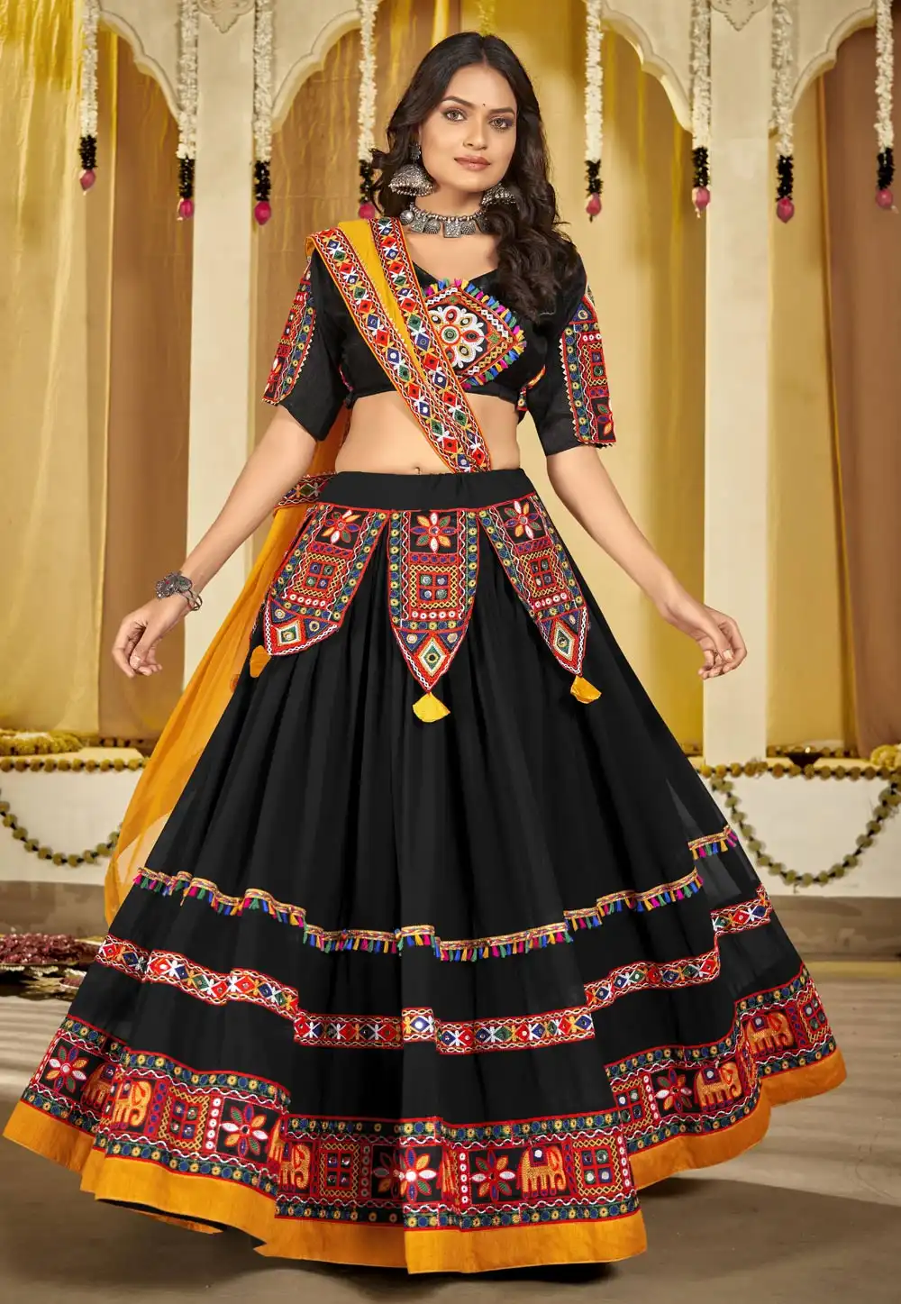 Georgette Navratri Chaniya Choli