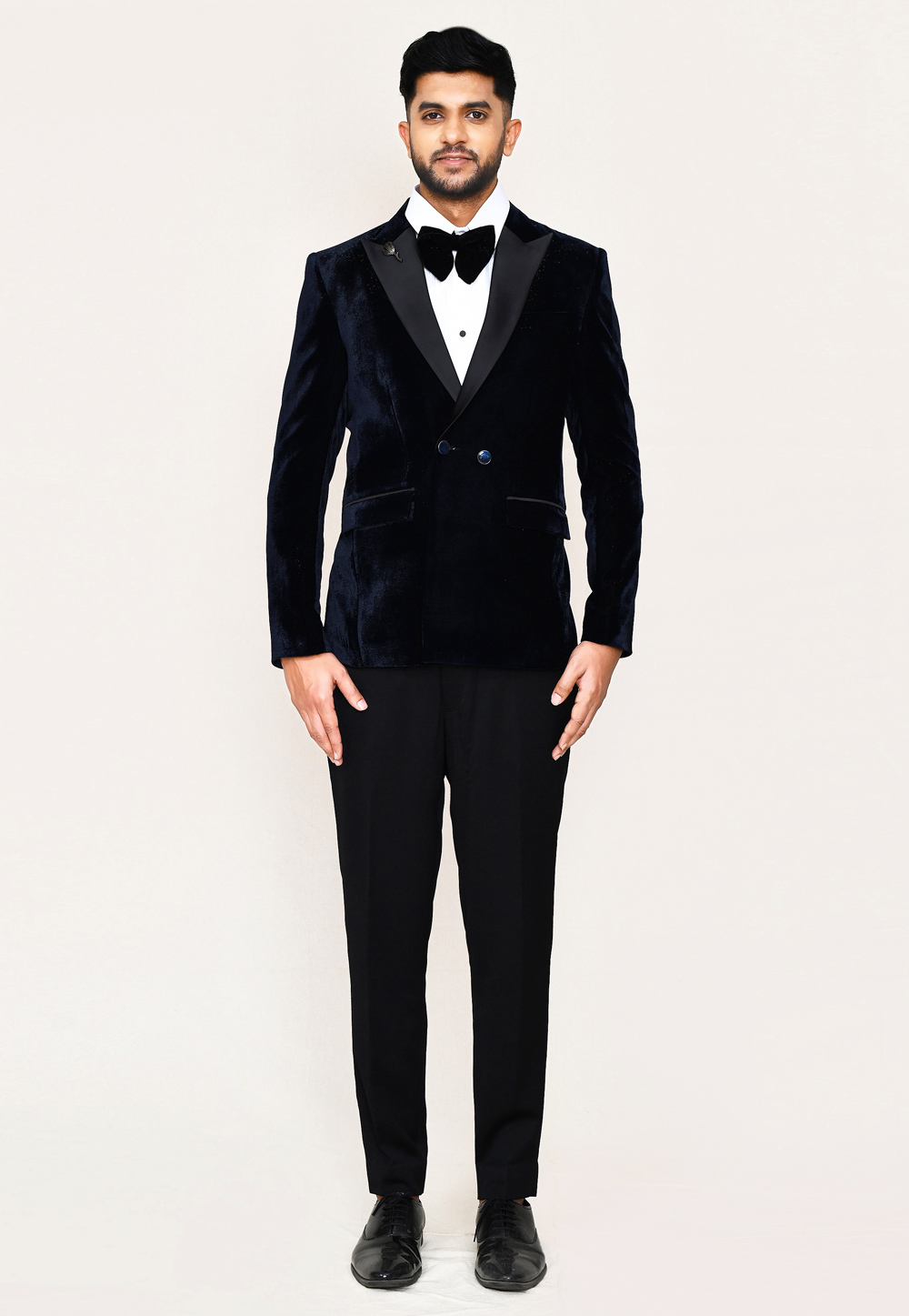 Black Polyester Tuxedos Suit 306113