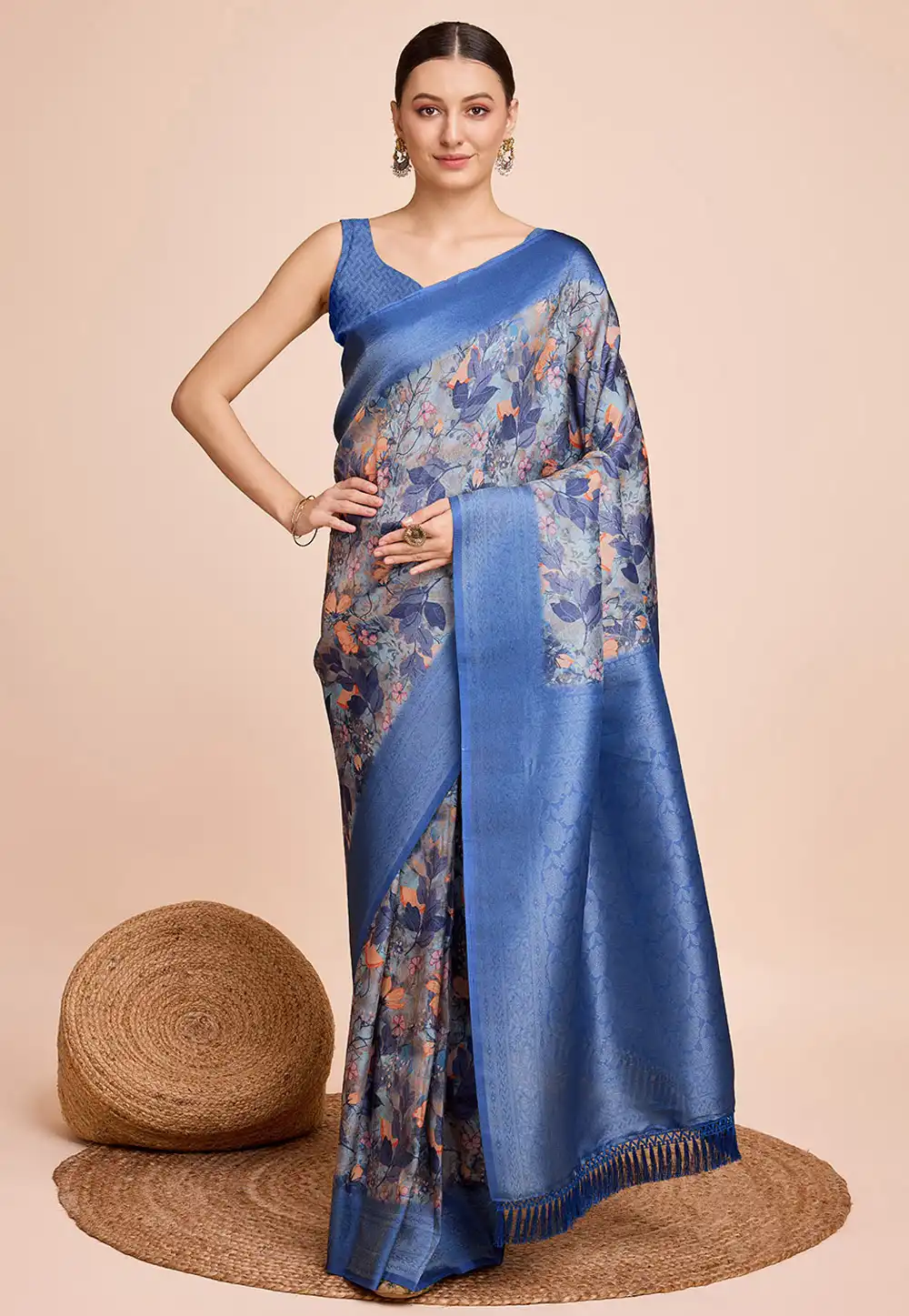 Blue Kanjivaram Silk Saree 289678