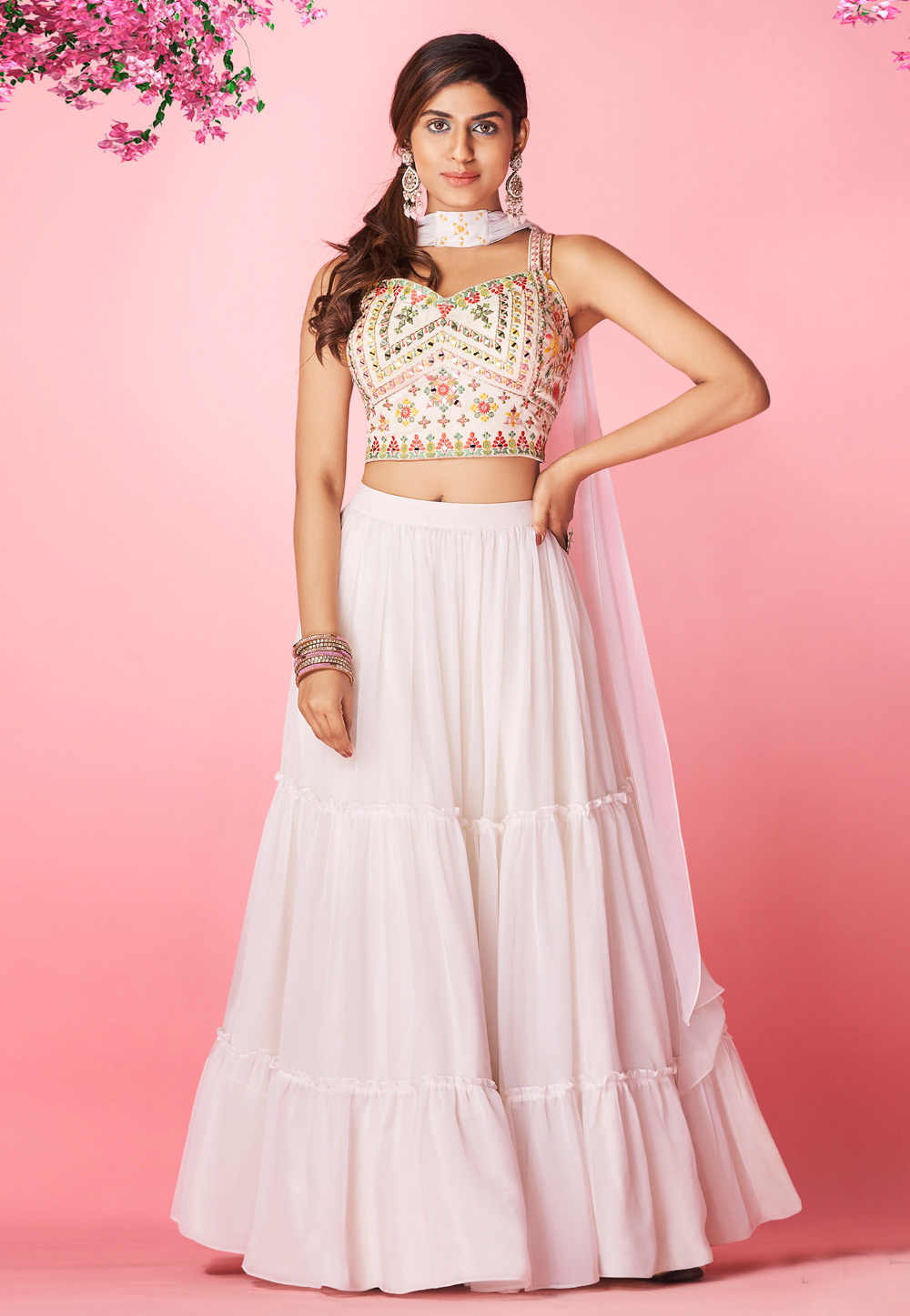 Buy Stylish Frill Lehenga Collection At Best Prices Online