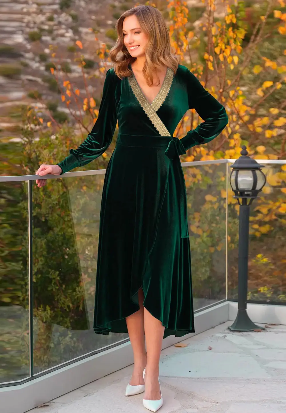 Green Velvet Gown 303184