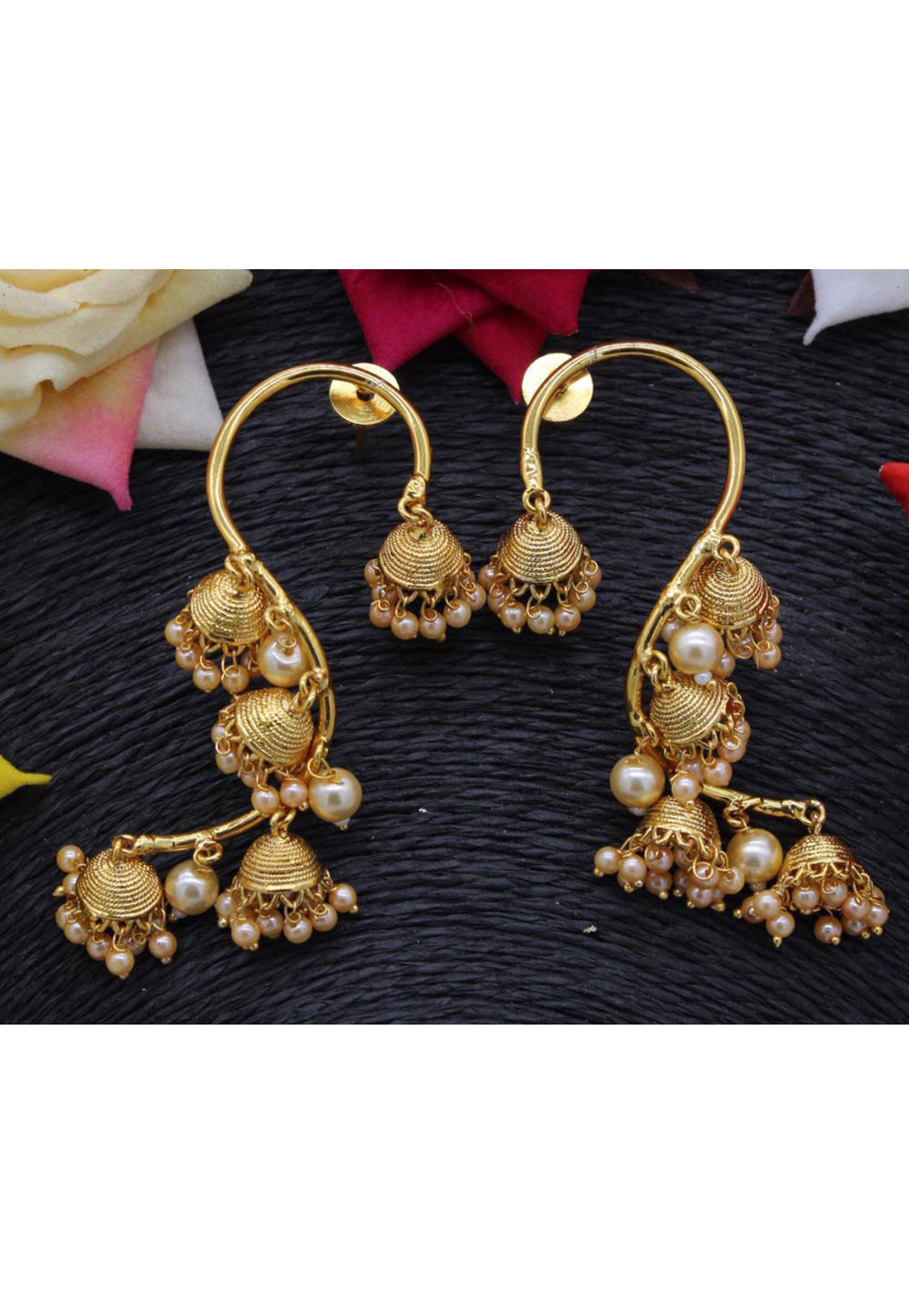Brown Copper Earrings 179459