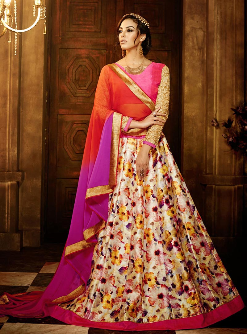Pink Banglori Silk Designer Lehenga Choli 71077