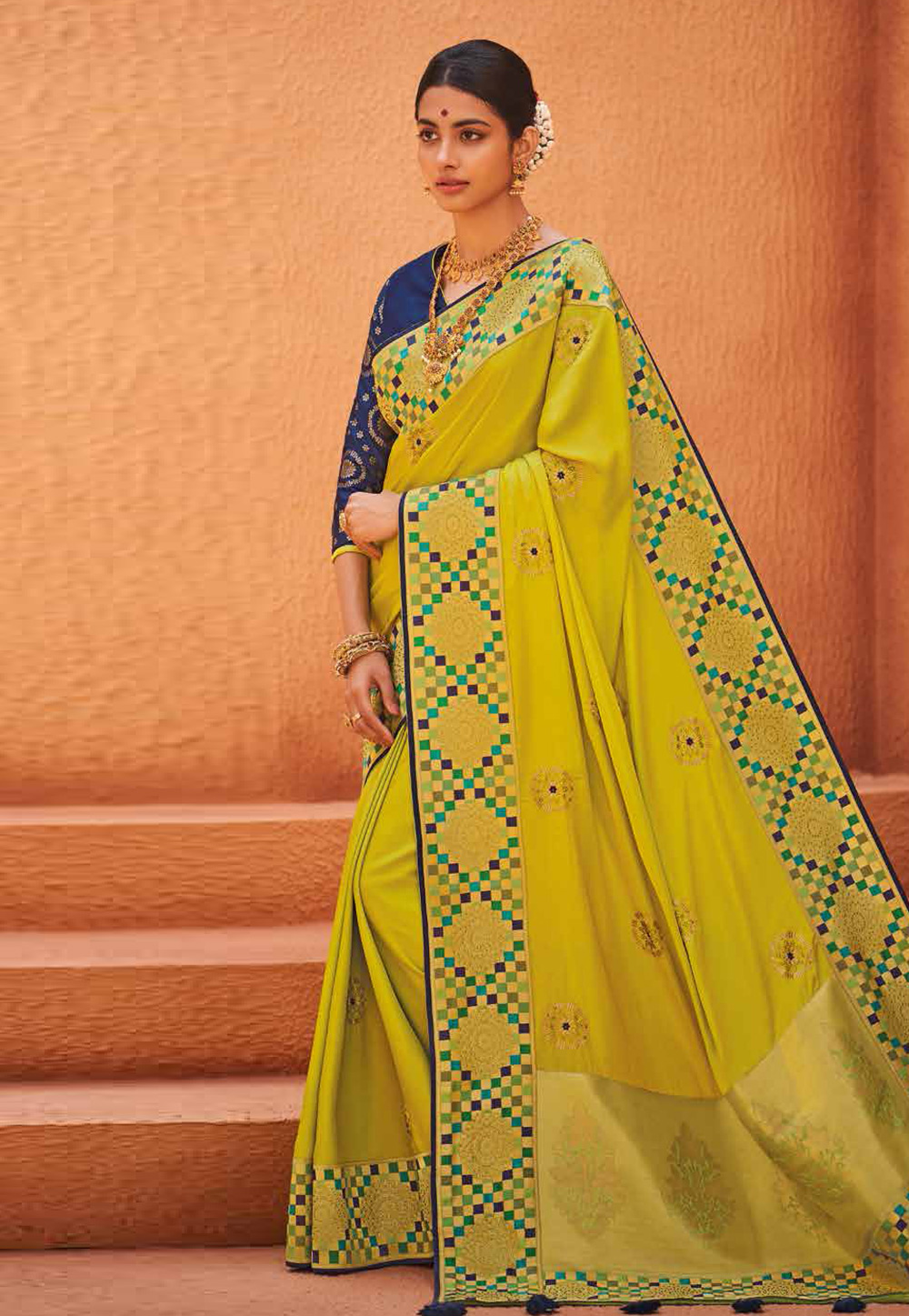 Green Silk Festival Wear Saree 214710