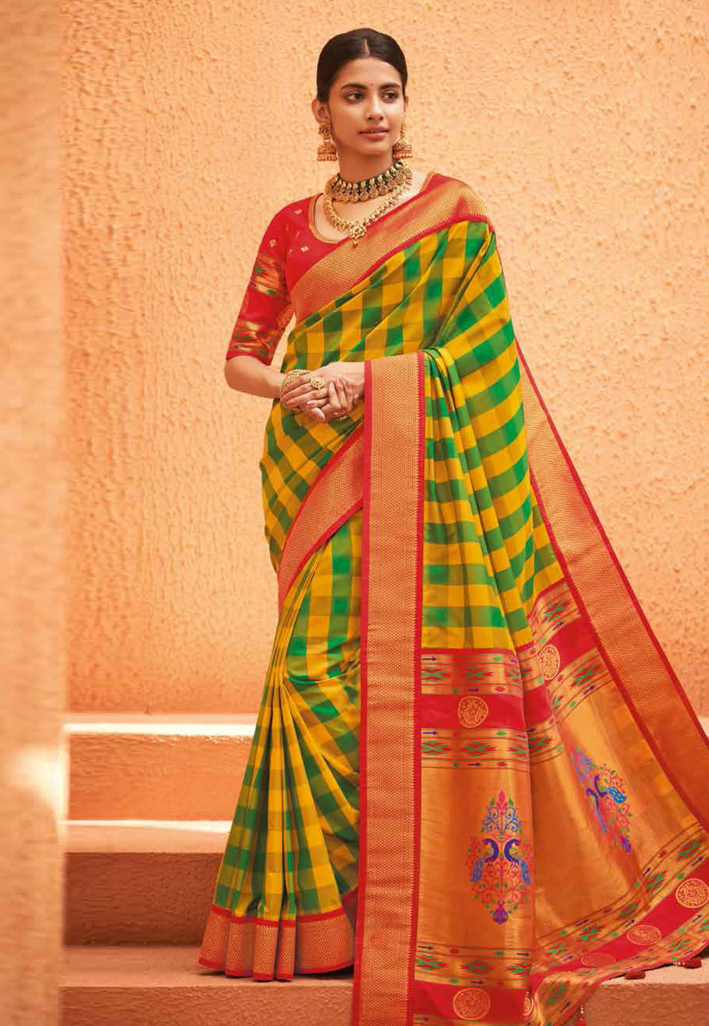 Green Silk Paithani Saree 214720
