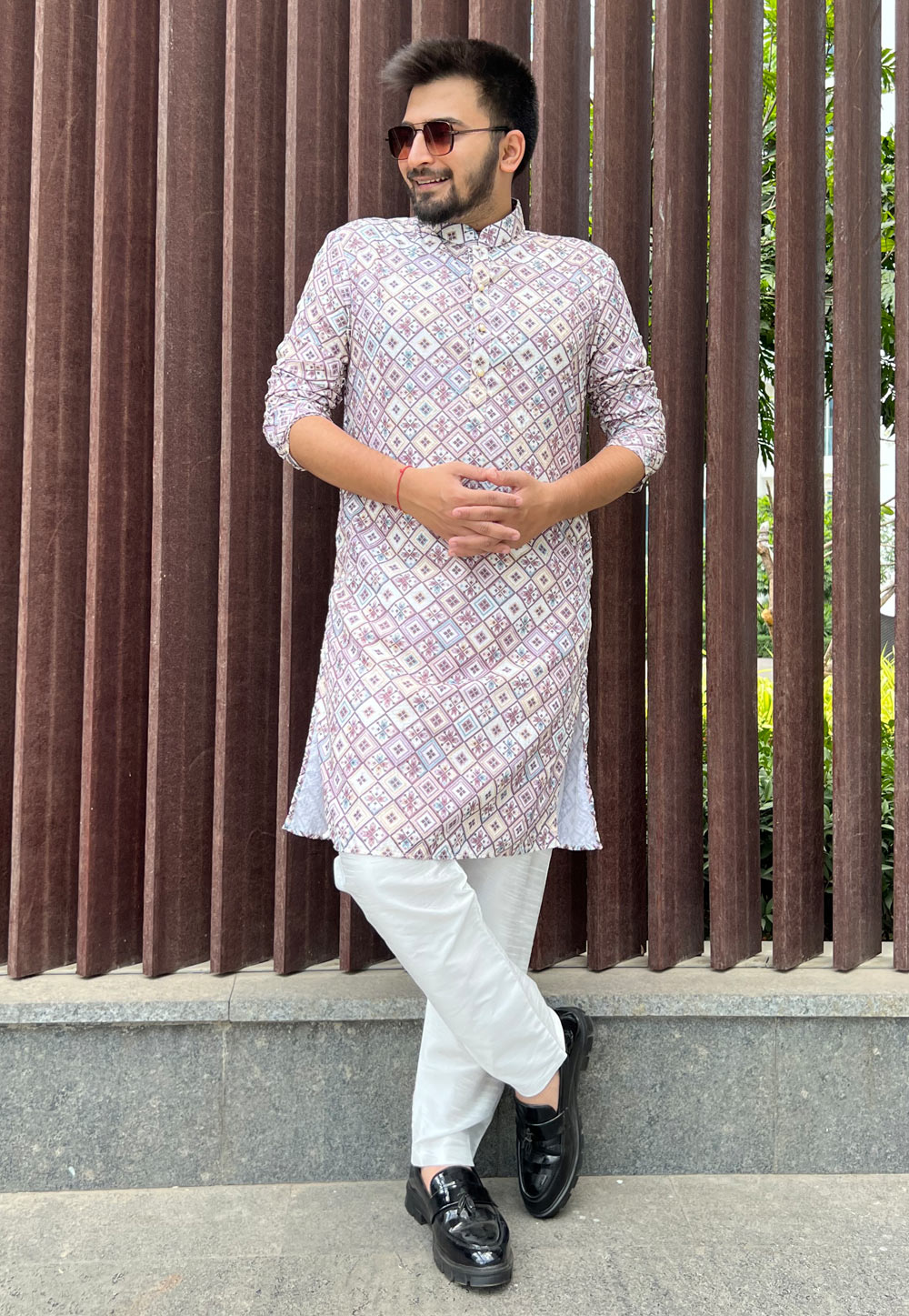 Fancy Fabric Engagement Kurta Pyjama – Mindhal