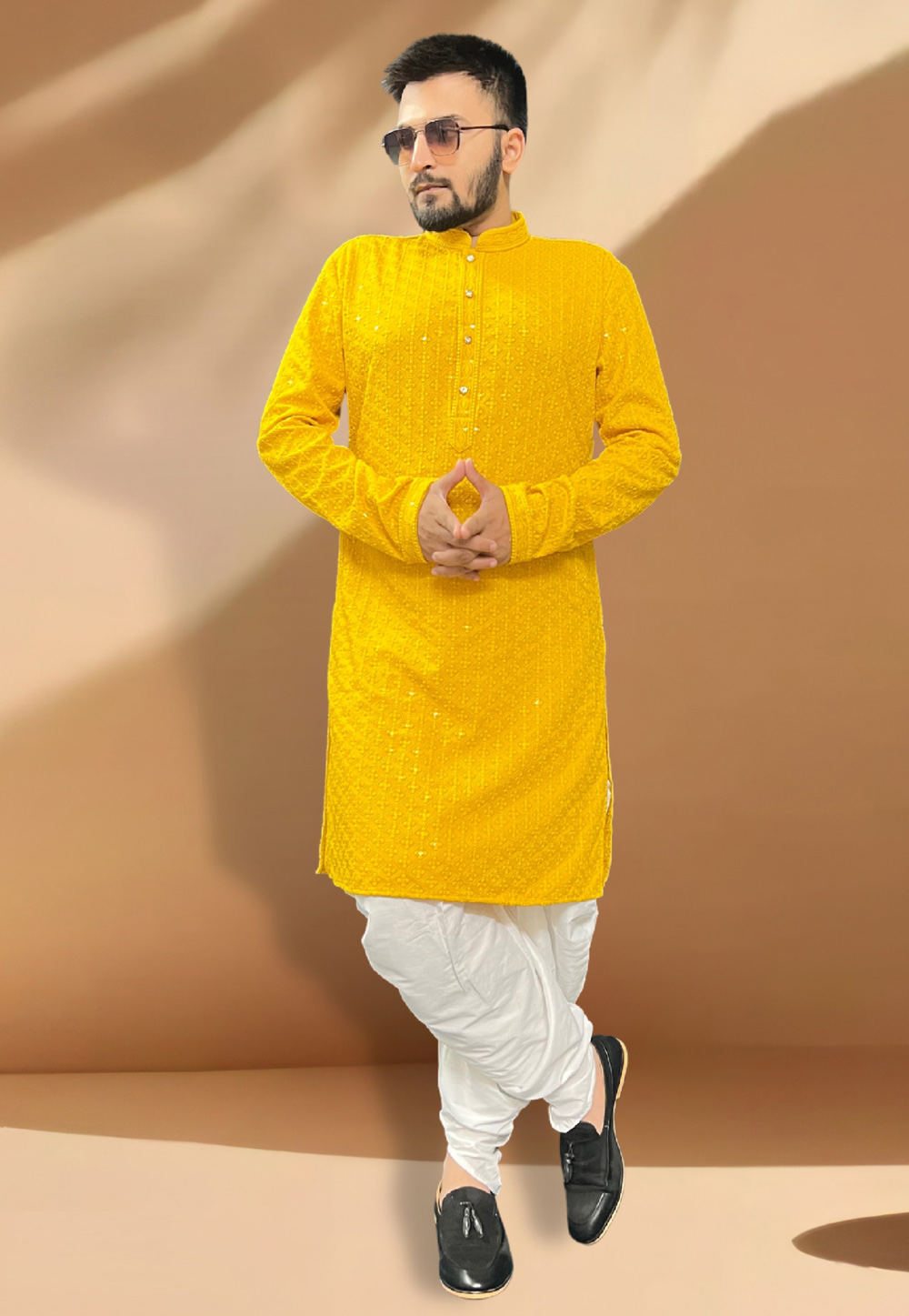 Jaipur Kurti Kurta Set : Buy Jaipur Kurti Women Yellow Kurta With Pants And  Chanderi Dupatta (set Of 3) Online | Nykaa Fashion