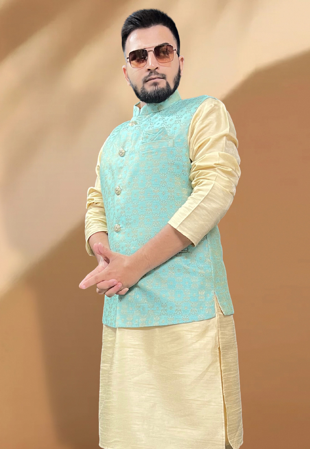 Kurta pajama sky blue colour hot sale