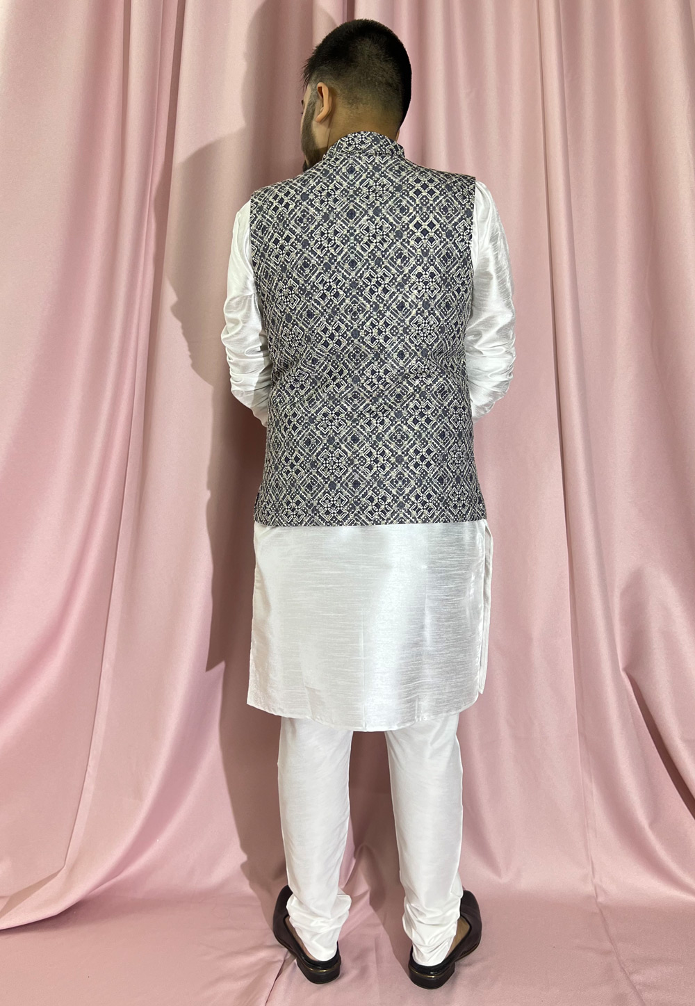 Buy White Exclusive Readymade Kurta Pajama With Jacket | Kurta Pajama