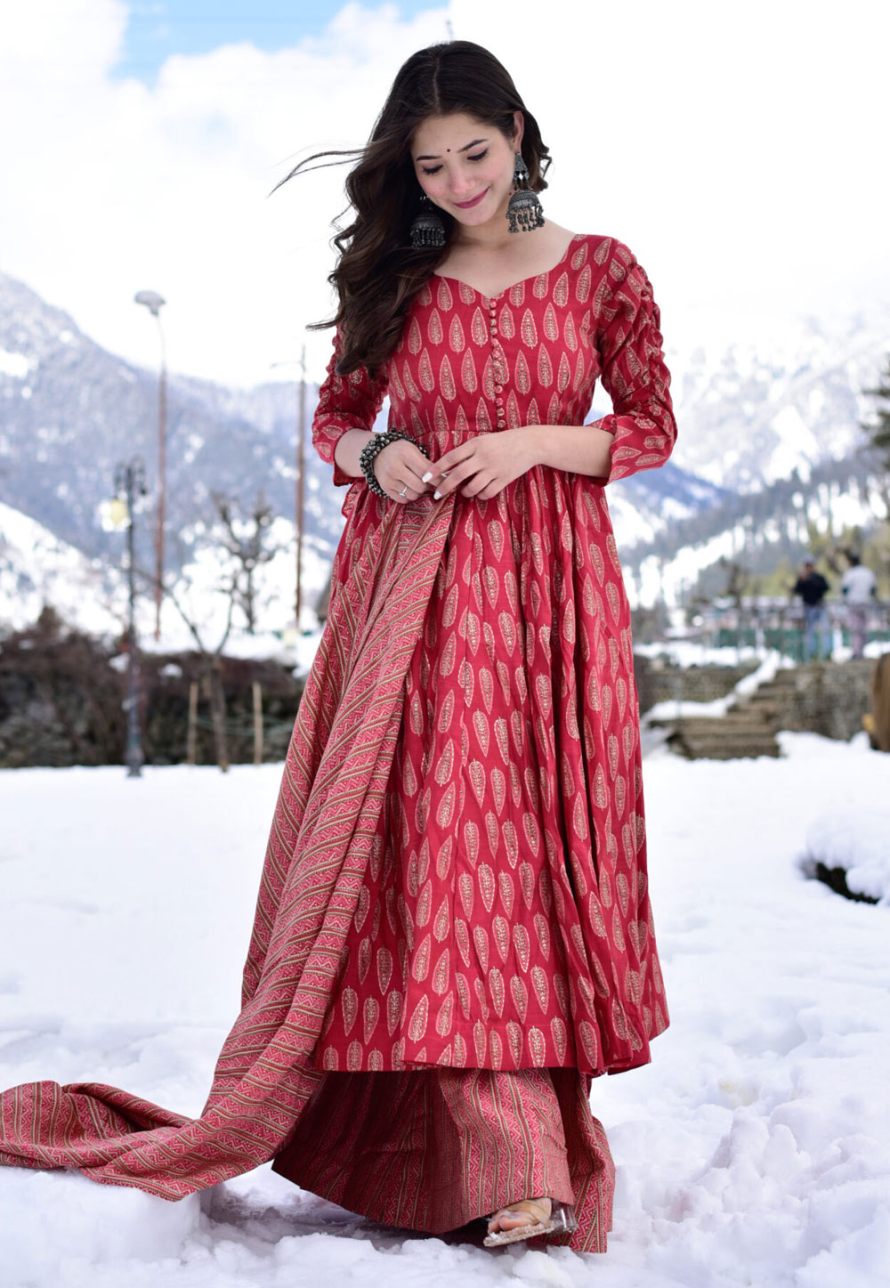 Indo-Western Frock & Palazzo Set at Rs 816/piece | Plazzo Set in  Colonelganj | ID: 23654220973