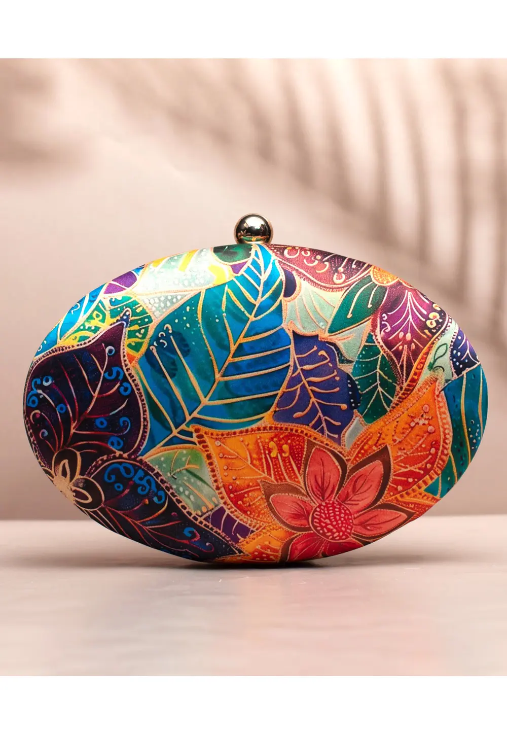 Multicolor Art Silk Clutch 297360