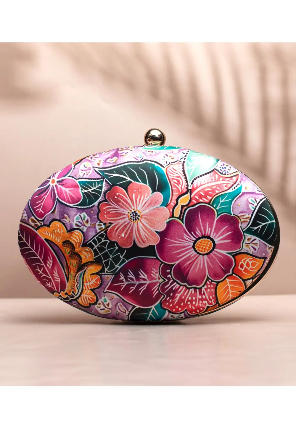 Multicolor Art Silk Clutch 297362