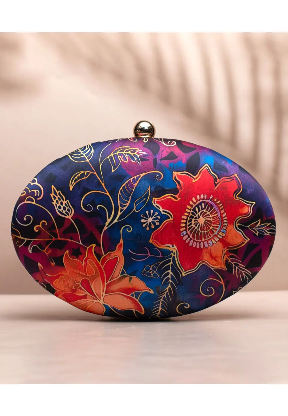 Multicolor Art Silk Clutch 297365