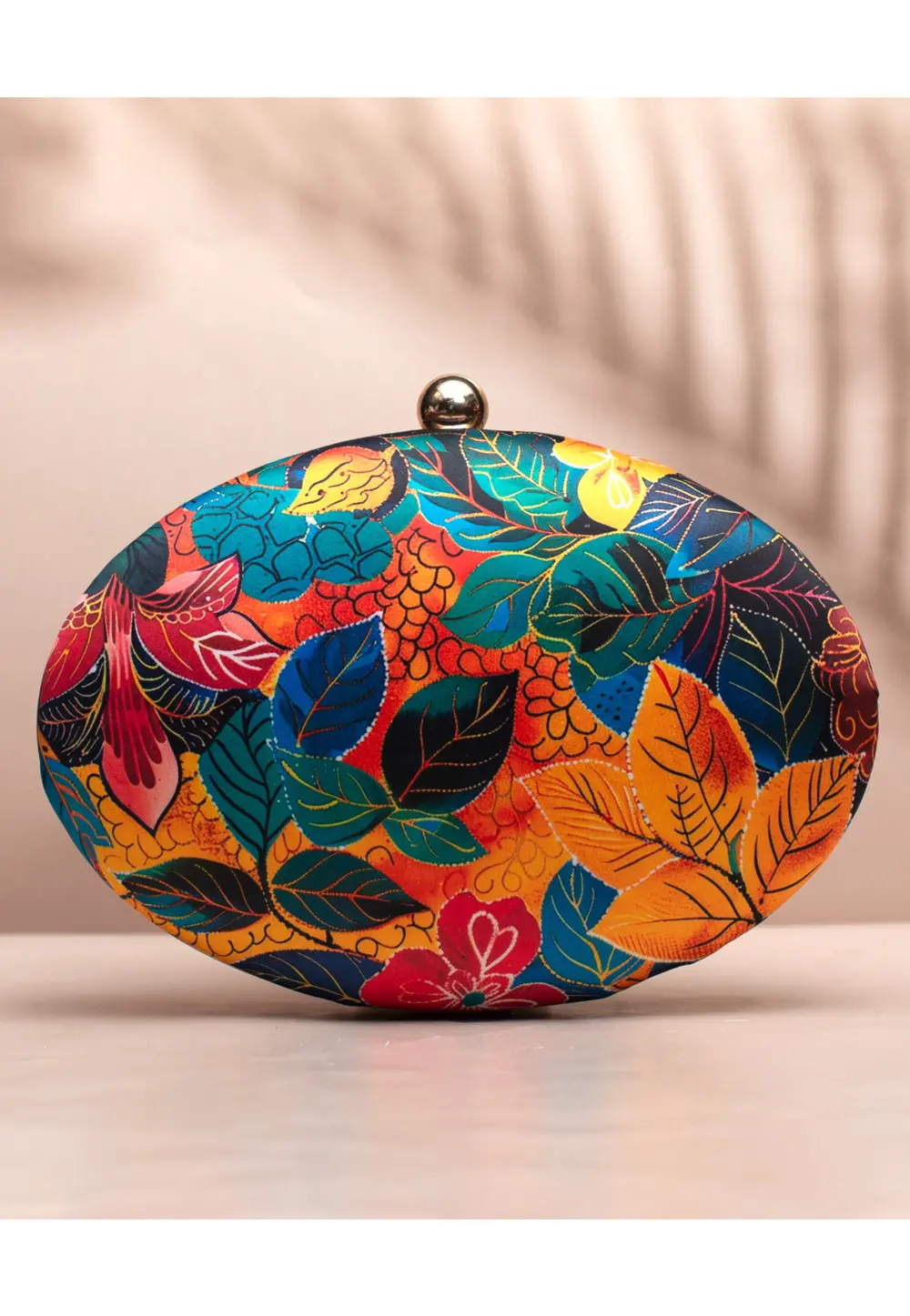 Multicolor Art Silk Clutch 297367