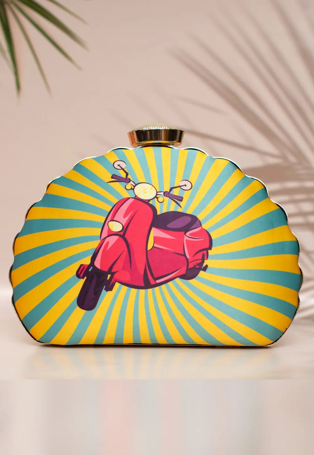 Multicolor Art Silk Clutch 298013