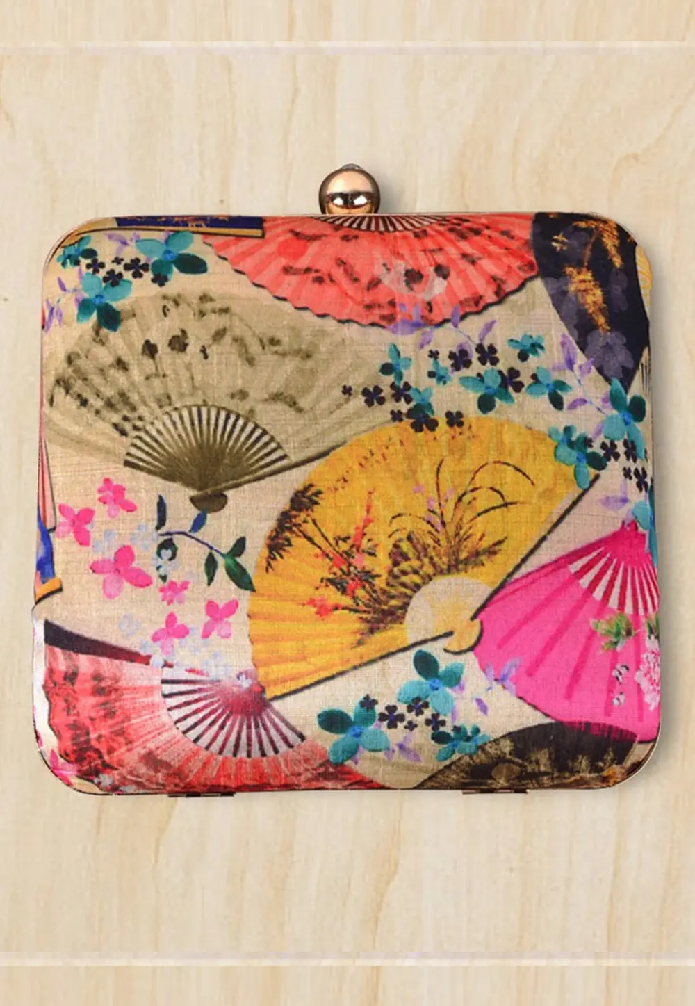 Multicolor Art Silk Clutch 298300