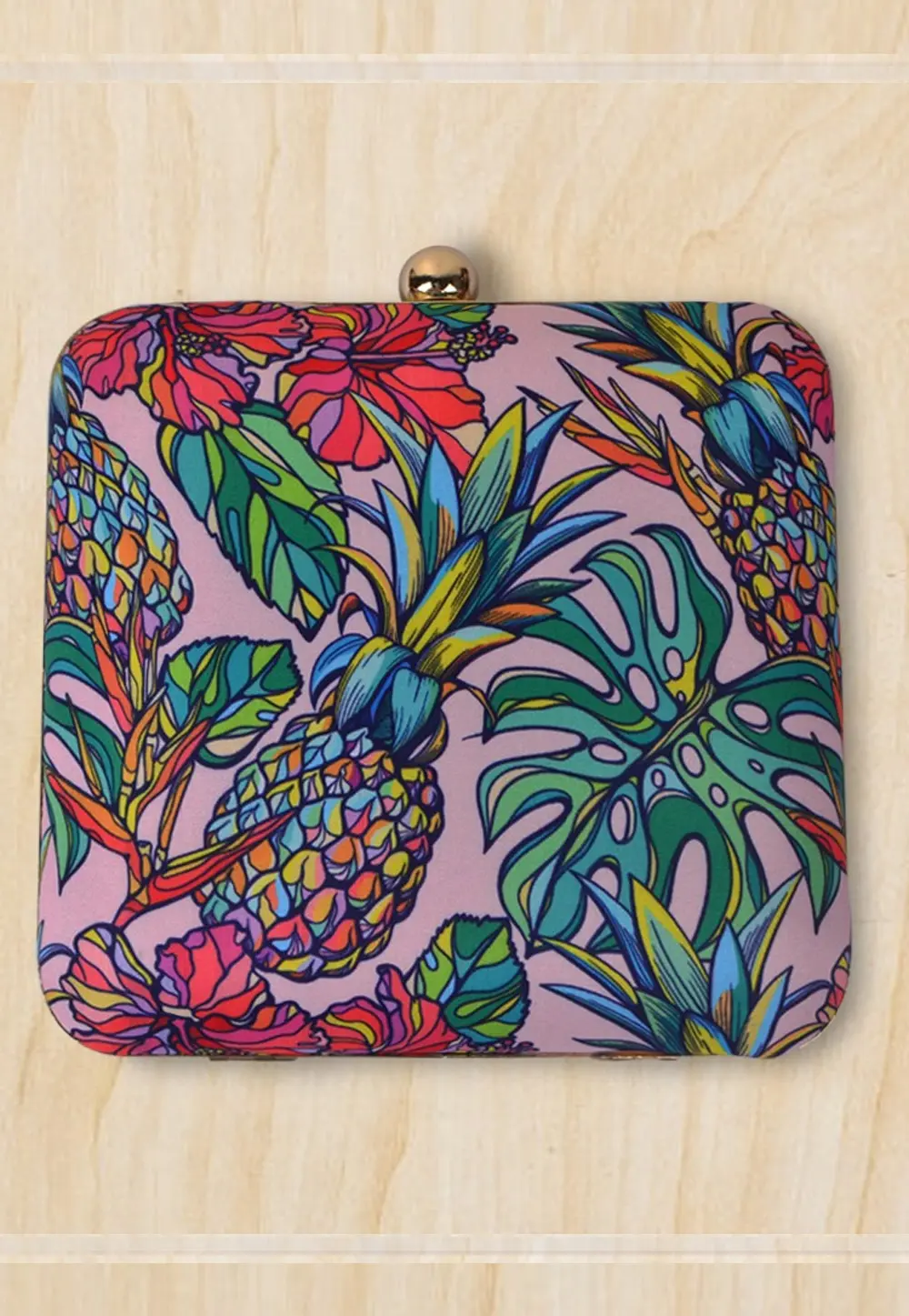 Multicolor Art Silk Clutch 298305